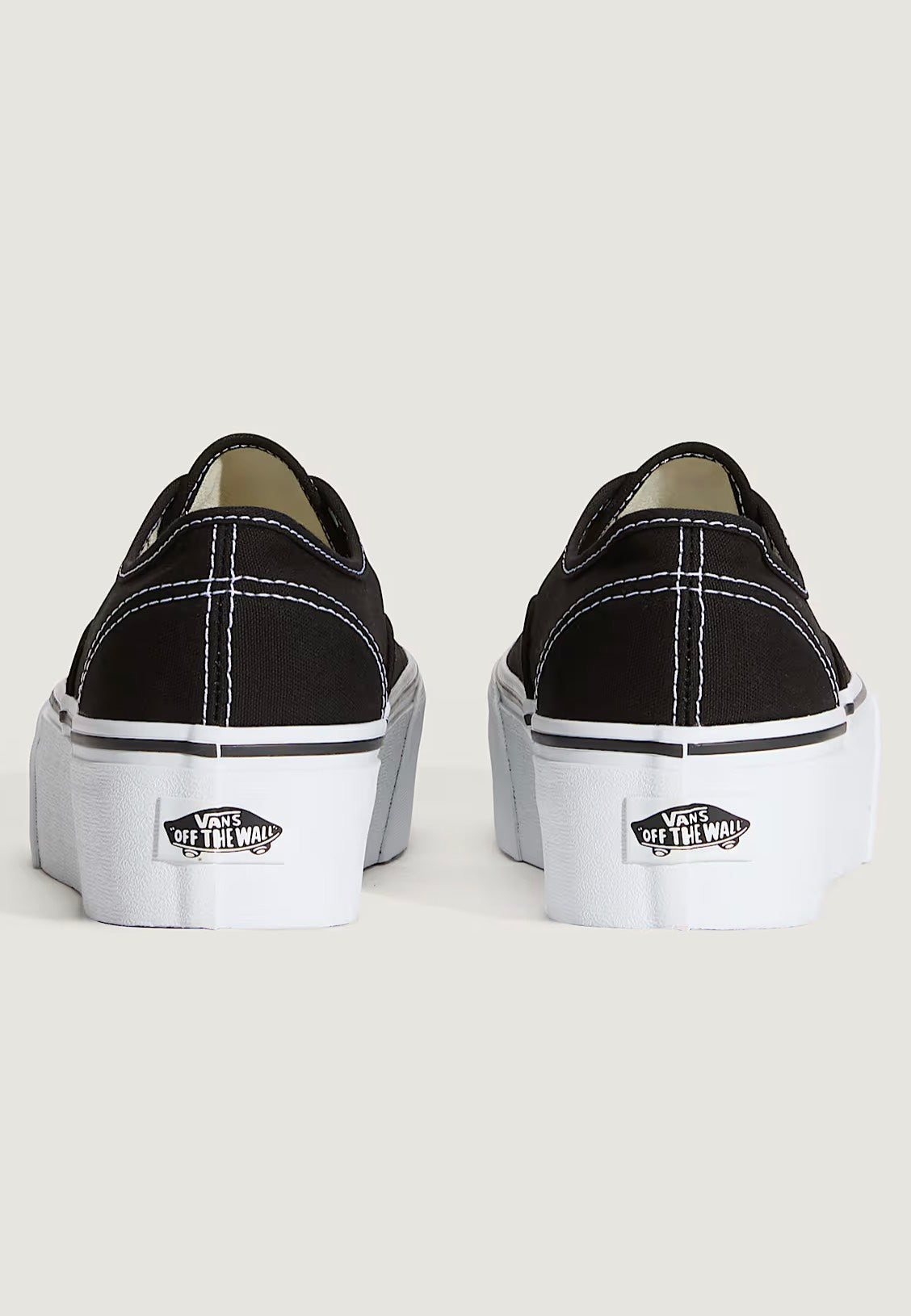 Vans Authentic Stackform Canvas Black/True White Shoes