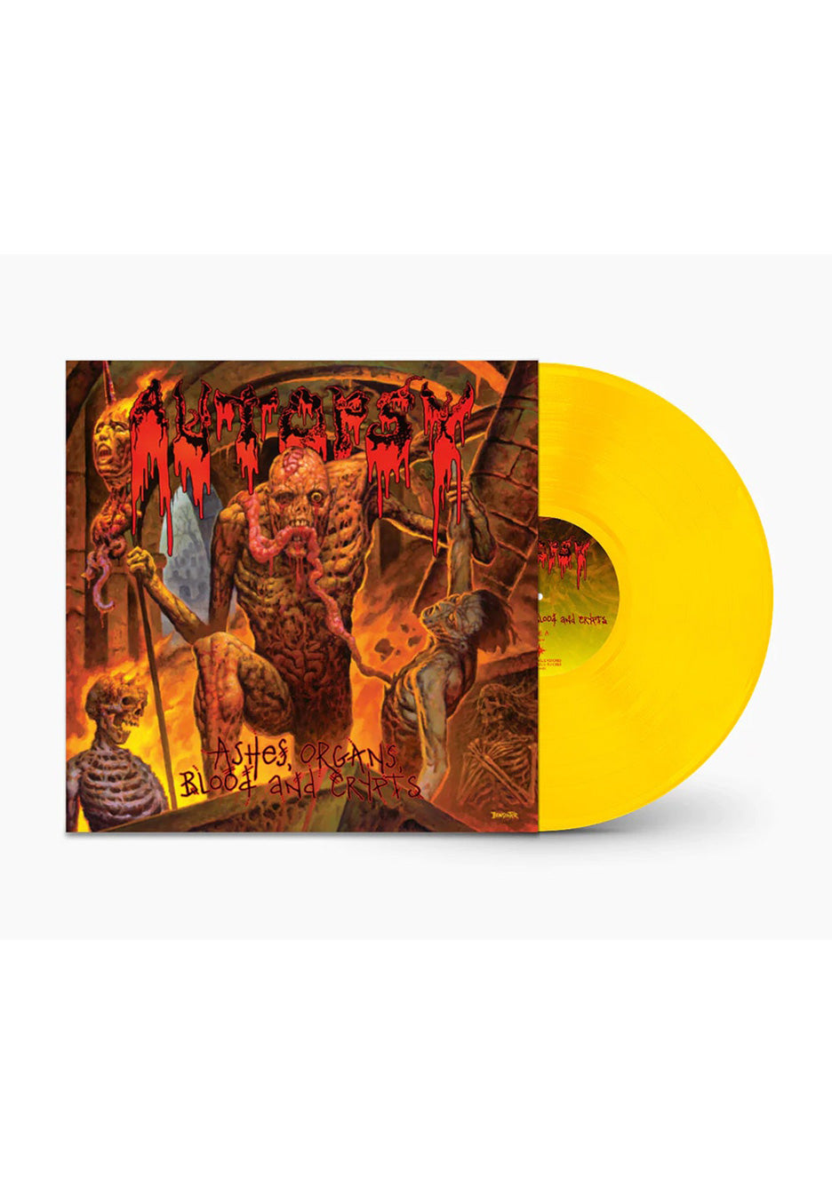 Autopsy - Ashes  Organs  Blood And Crypts Yellow - Colored Vinyl