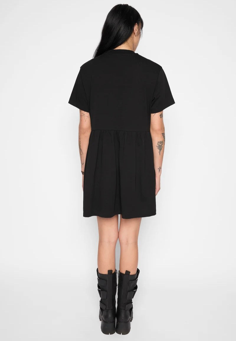 Mary Wyatt Azra Smock Black Robe