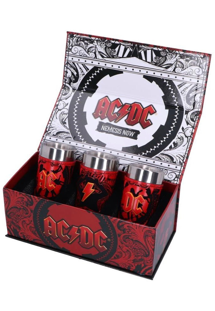 AC/DC - Logo Shot - Glass Set | Neutral-Image
