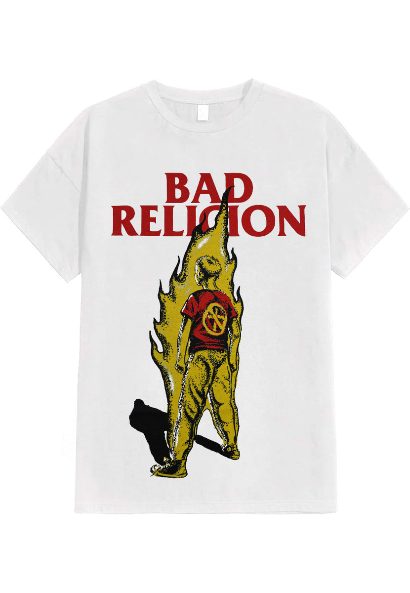 Bad Religion - Boy On Fire White - T-Shirt | Nuclear Blast