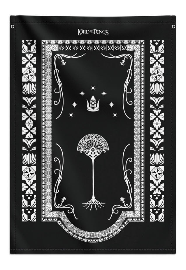 The Lord Of The Rings - White Tree Of Gondor - Flag