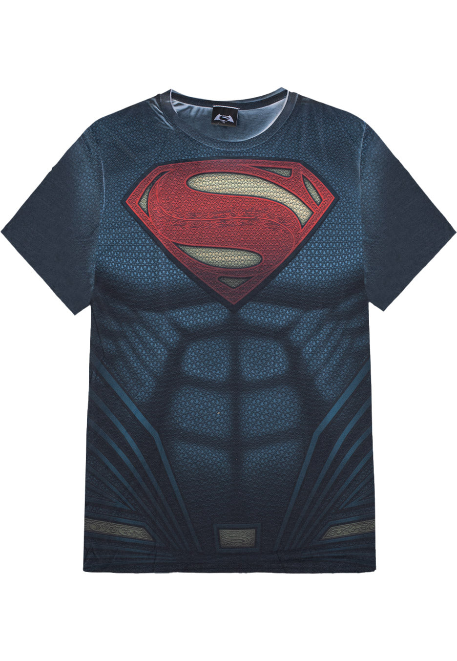 T-shirt Batman V Superman - DC Comics - The Ultimate Face-Off - Noir, Taille Standard