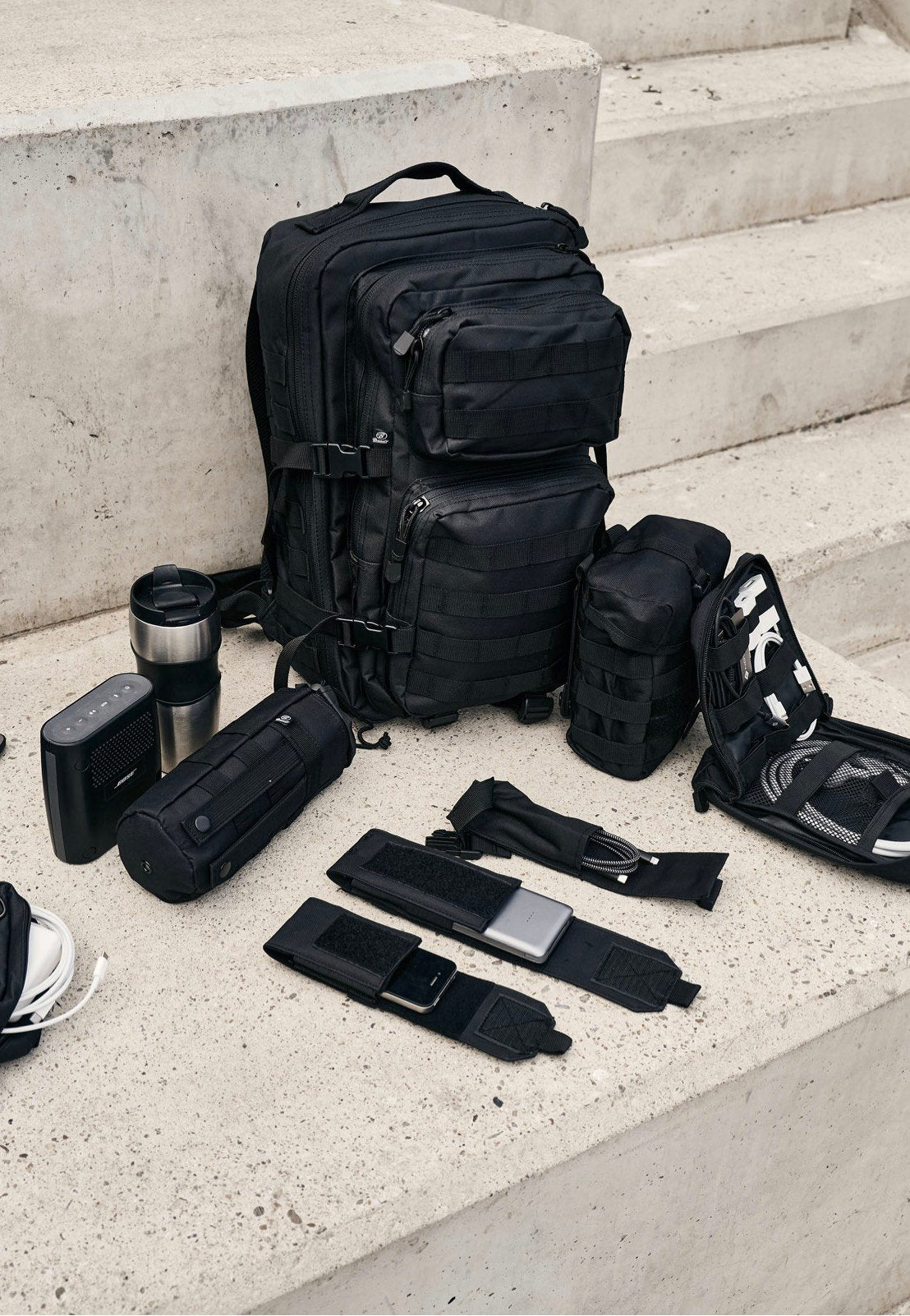 Brandit - Us Cooper Lasercut Medium Black - Backpack