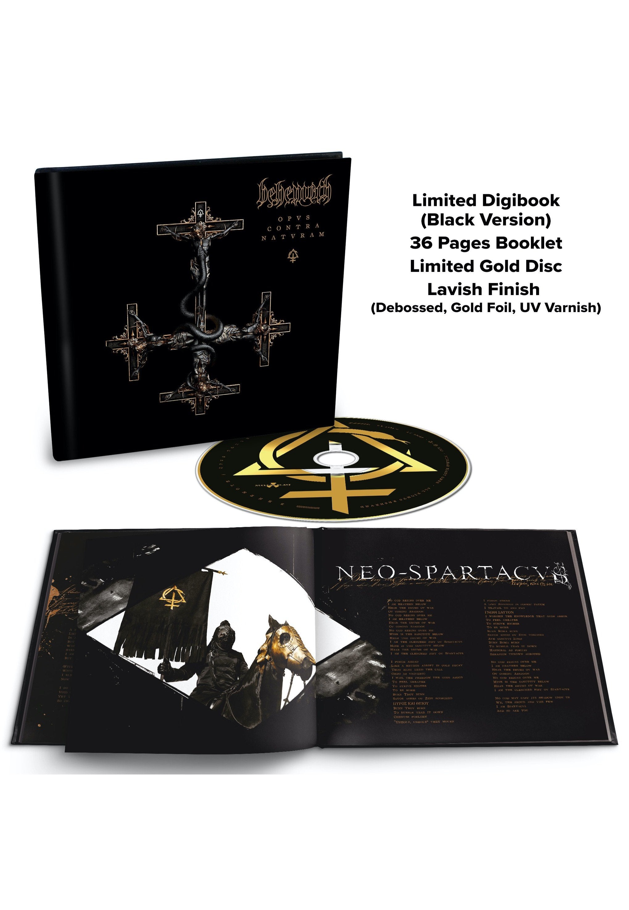 Behemoth - Opvs Contra Natvram Ltd. Black - Digipak CD