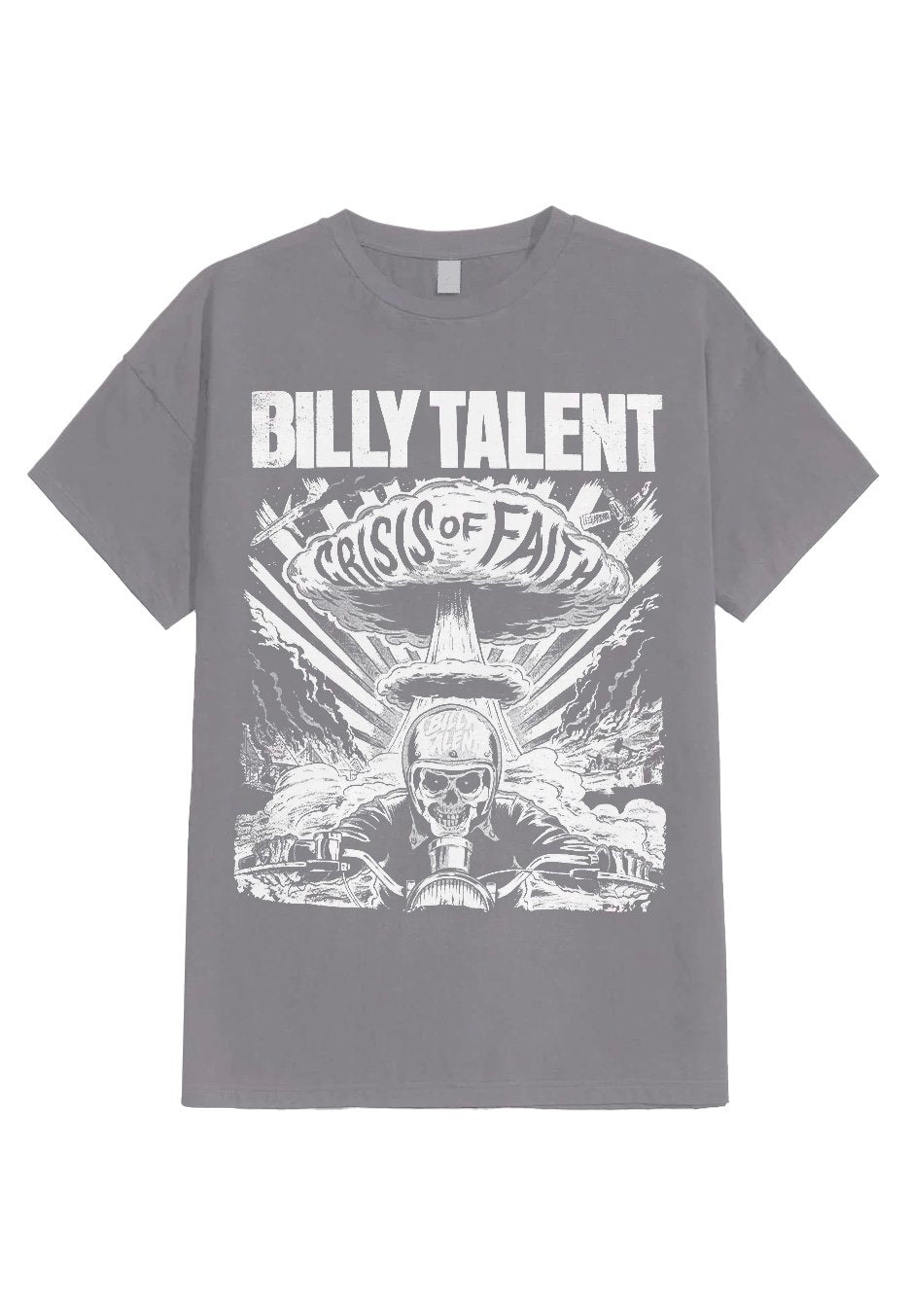 Billy Talent - Crisis Of Faith Cover Distressed Charcoal - T-Shirt