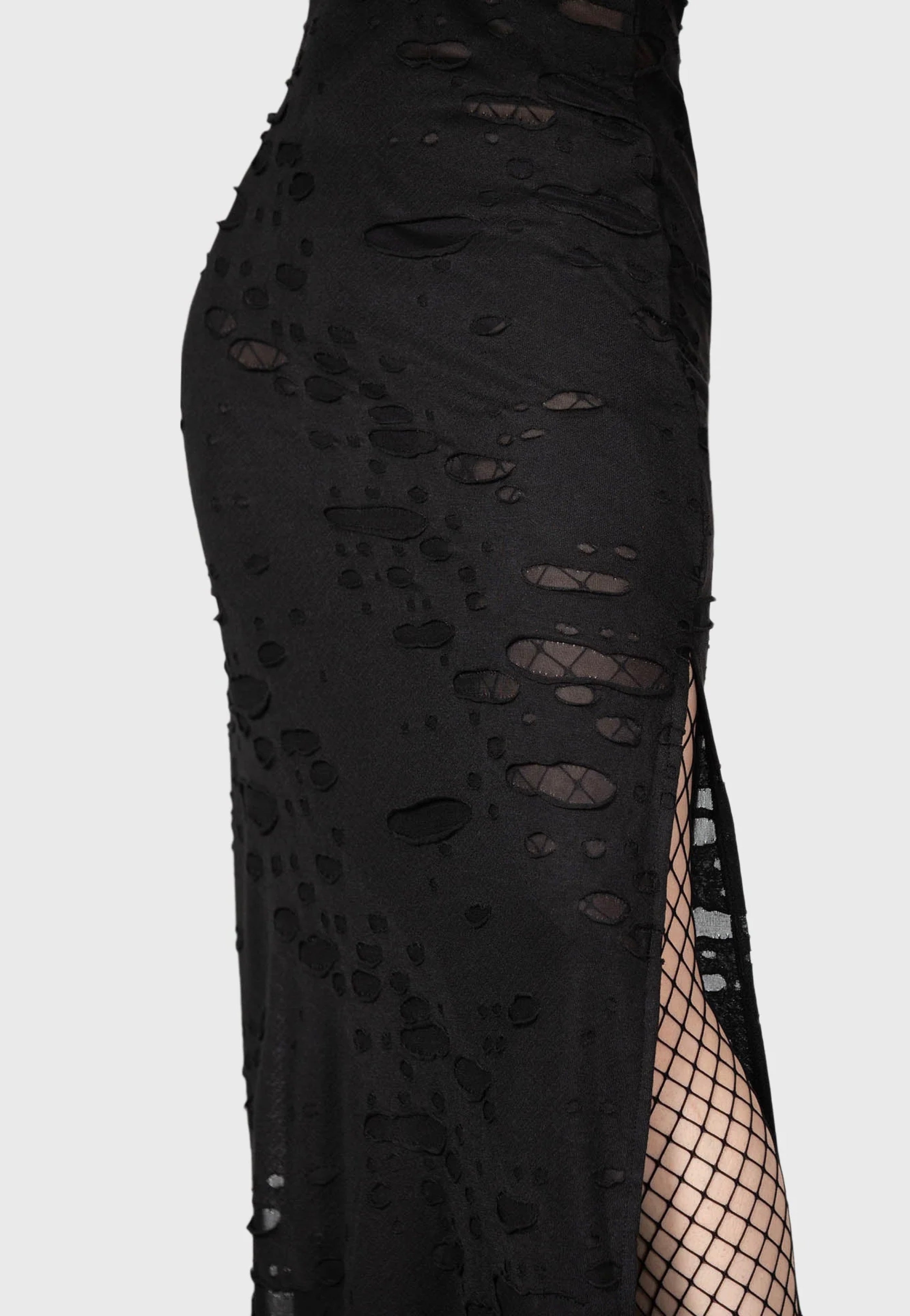 Killstar - Biters Maxi Black - Dress | Women-Image