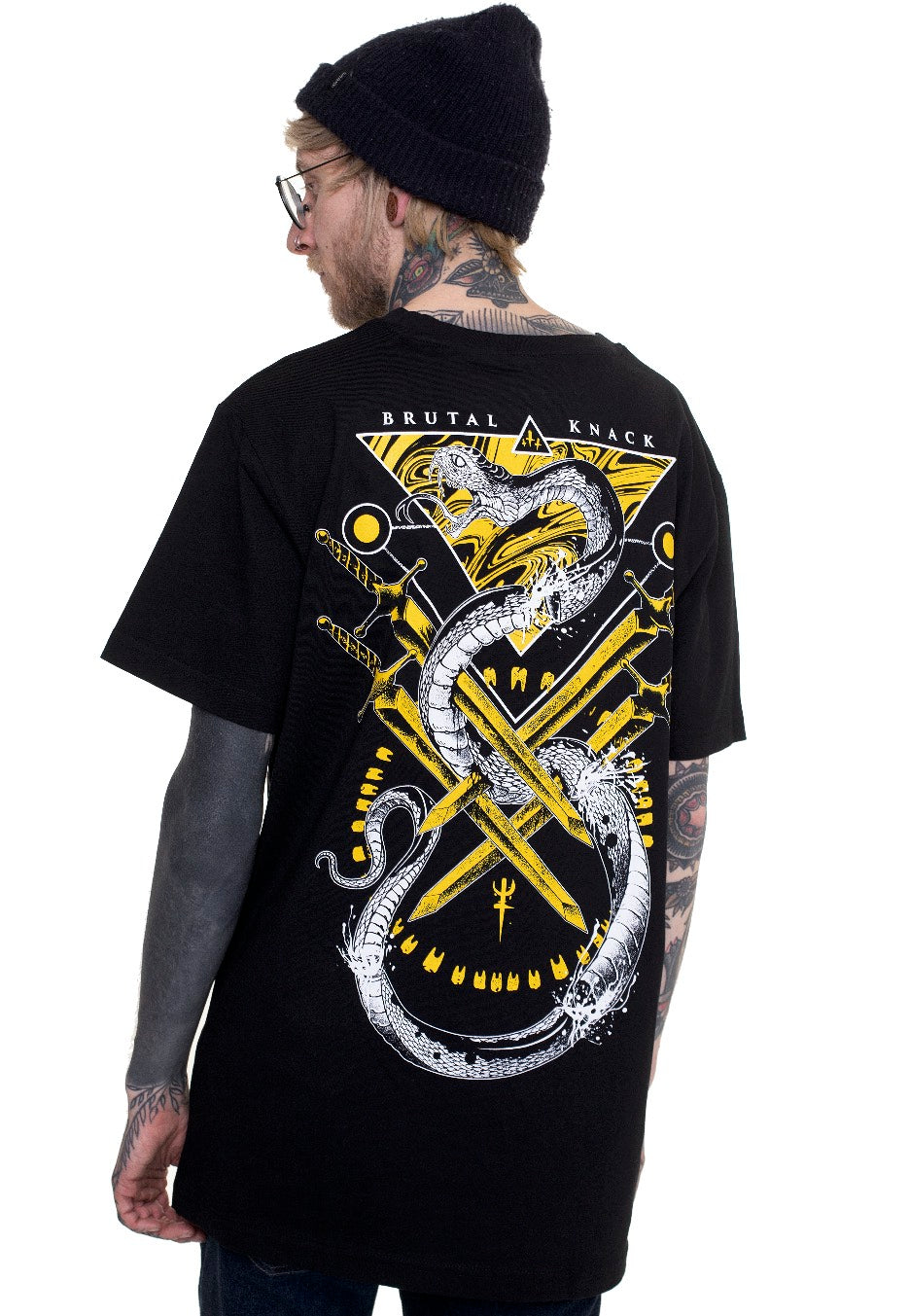 Brutal Knack - Snake Black - T-Shirt