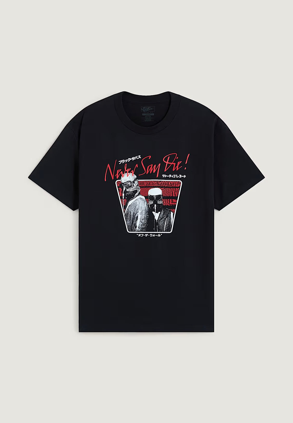 Vans x Black Sabbath Never Say Die Black T-Shirt