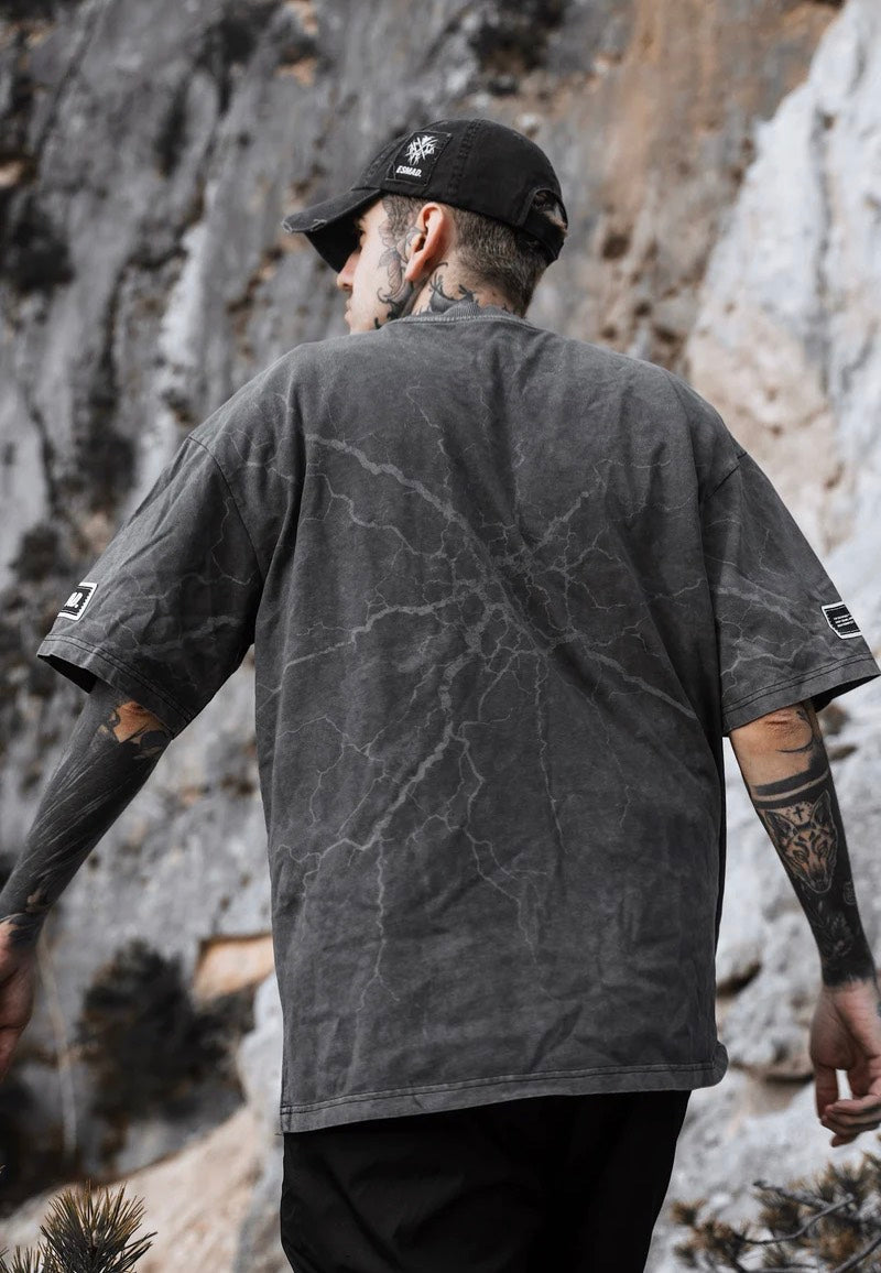 Stay Cold Apparel - Blackout Heavy Oversized Acid Washed - T-Shirt | Men-Image