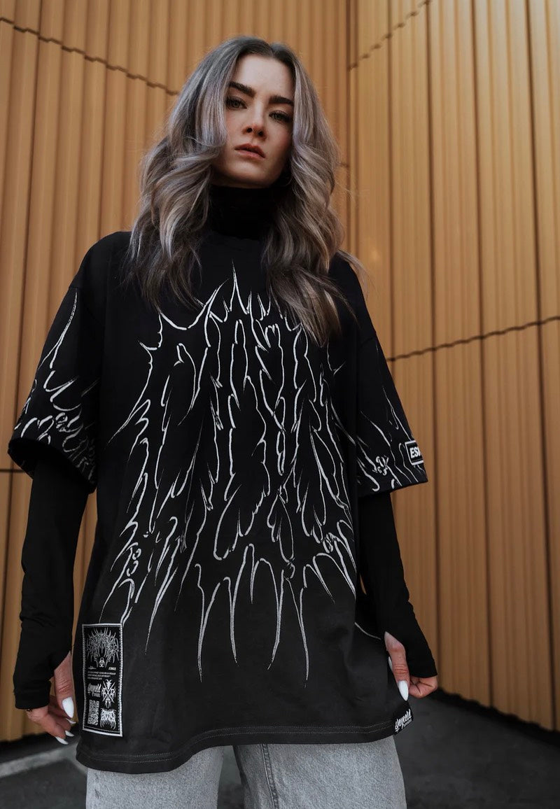 Stay Cold Apparel - Black Razor (Black Bleached) - T-Shirt | Neutral-Image