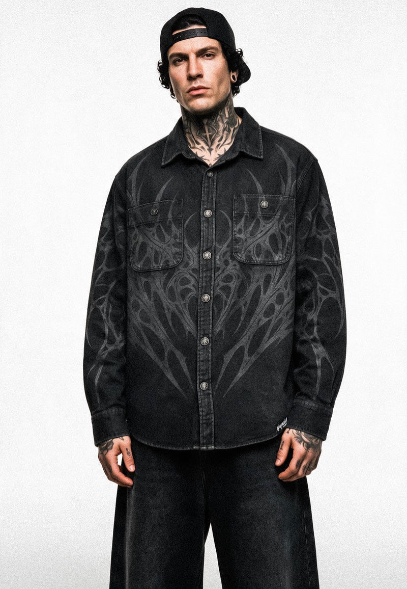 Stay Cold Apparel Blackroot Washed Black Shirt