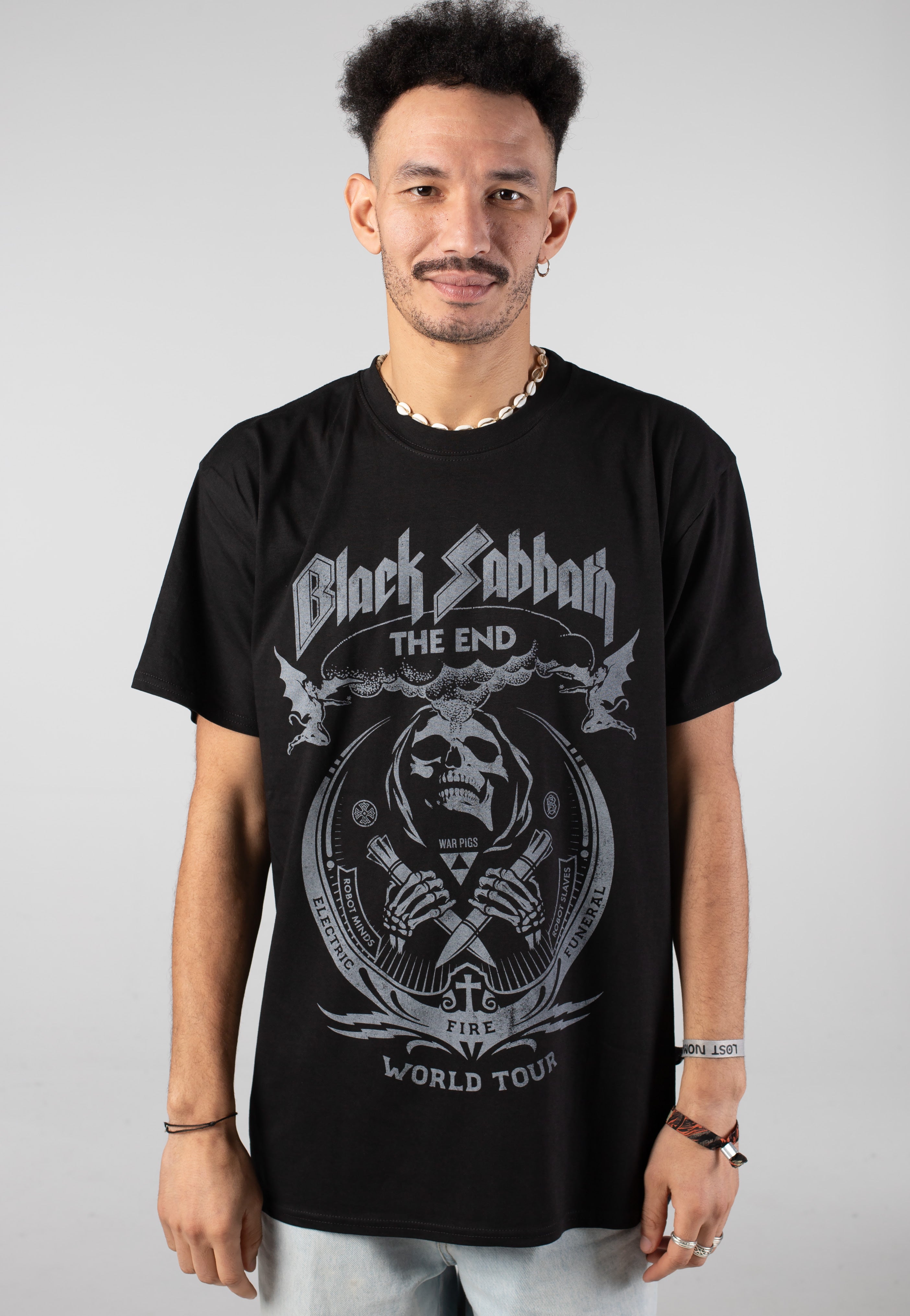 Black Sabbath - The End Mushroom Cloud - T-Shirt | Men-Image