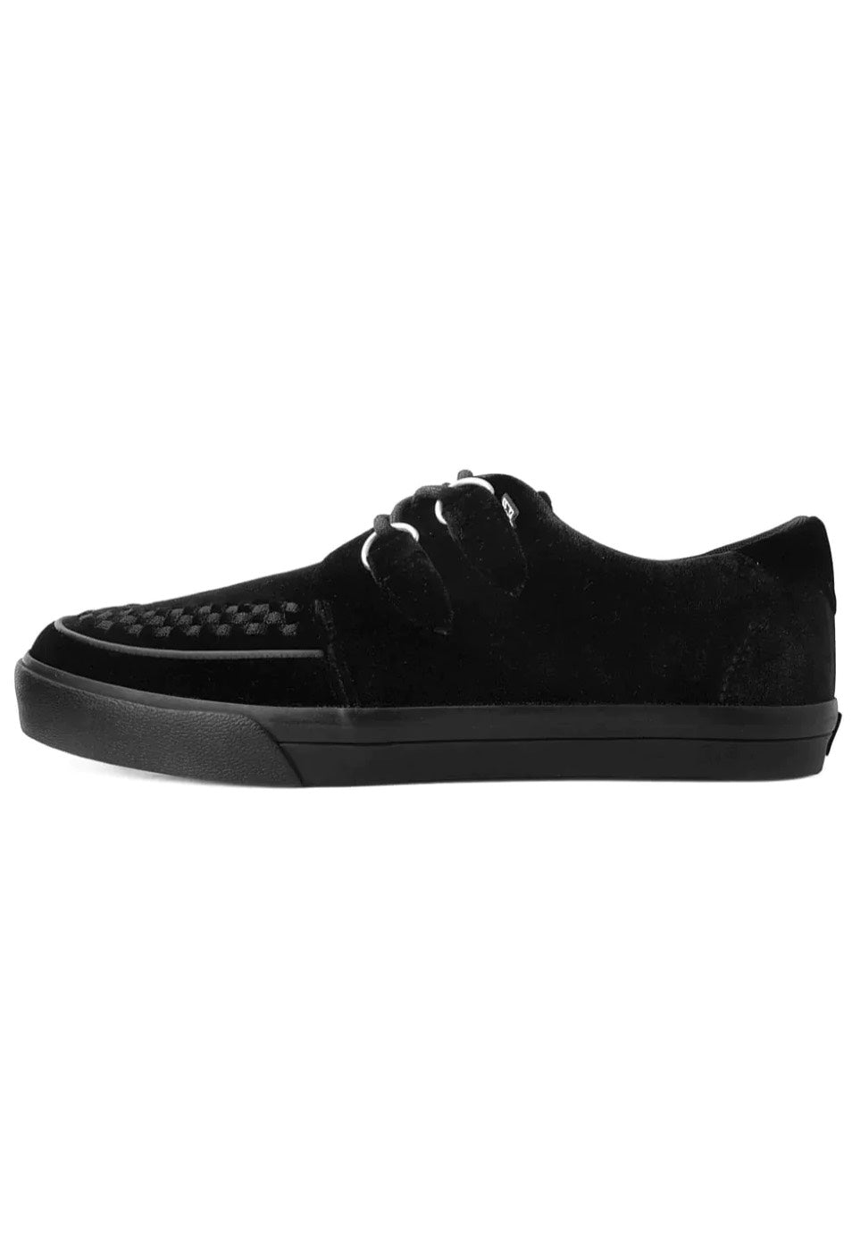 T.U.K. - VLK Sneaker 2 Ring Basic Black Canvas - Girl Shoes