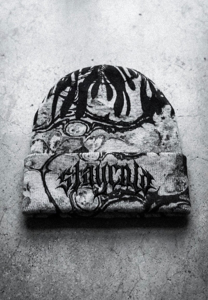 Stay Cold Apparel Blaze Knit Grey Beanie