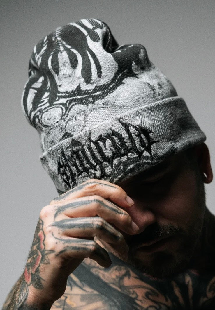 Stay Cold Apparel Blaze Knit Grey Beanie
