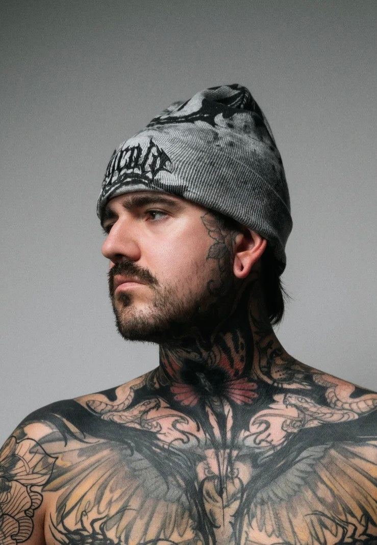 Stay Cold Apparel Blaze Knit Grey Beanie