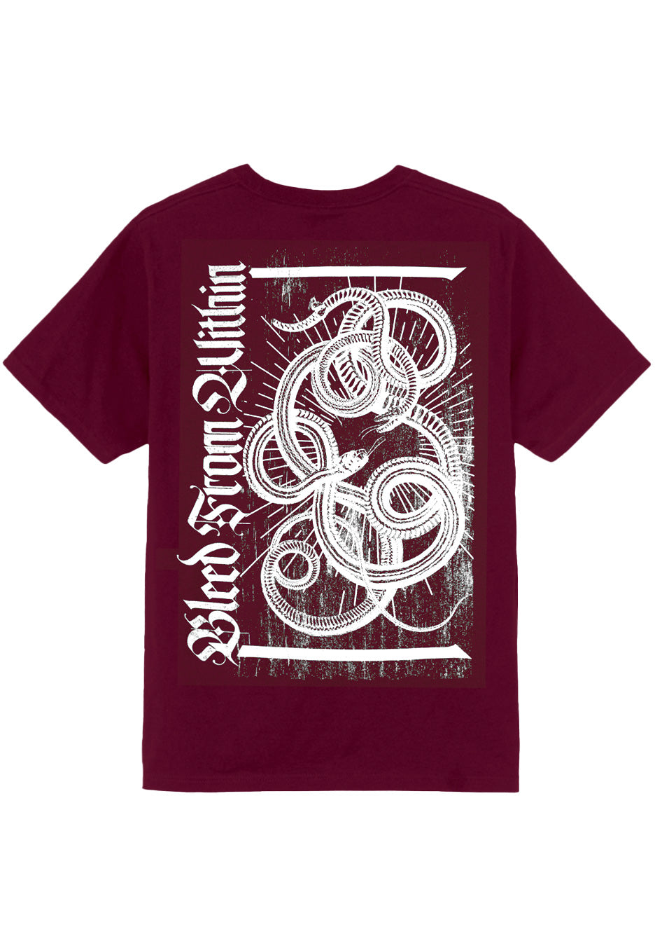 Bleed From Within - Snake Maroon - T-Shirt