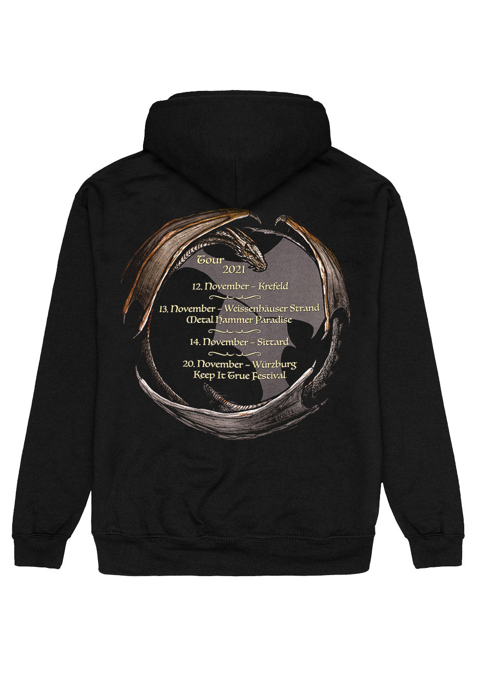Blind Guardian Dragon Emblem Tour 2021 Zipper Nuclear Blast