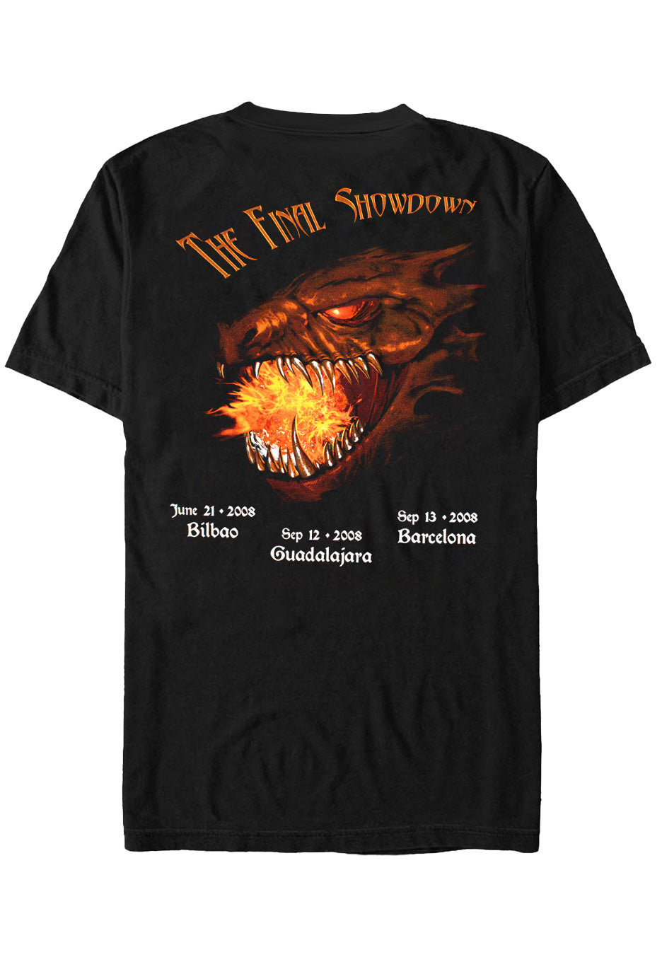 Blind Guardian - Final Showdown Spain 2008 - T-Shirt