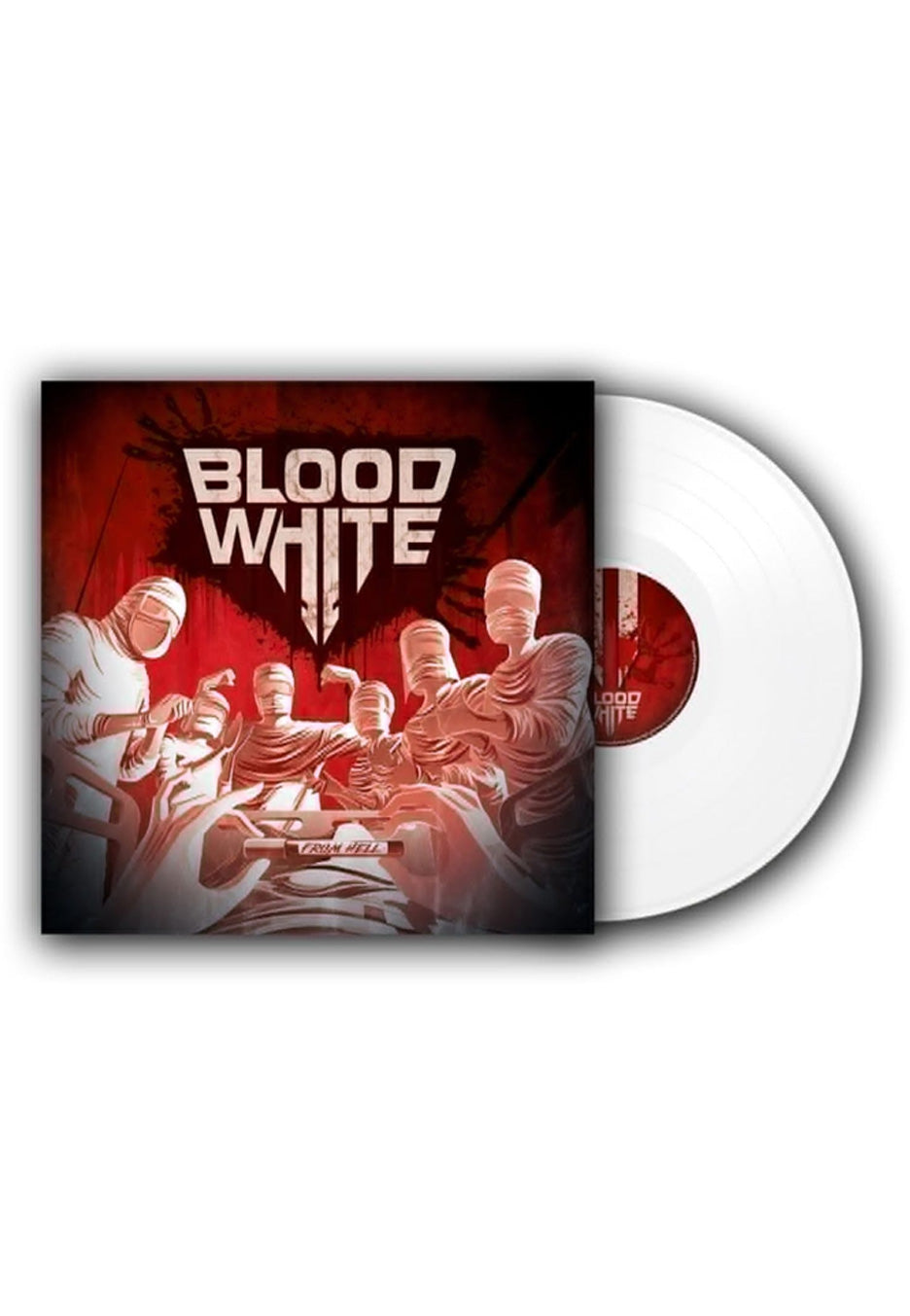 Blood White From Hell Ltd. White Colored Vinyl