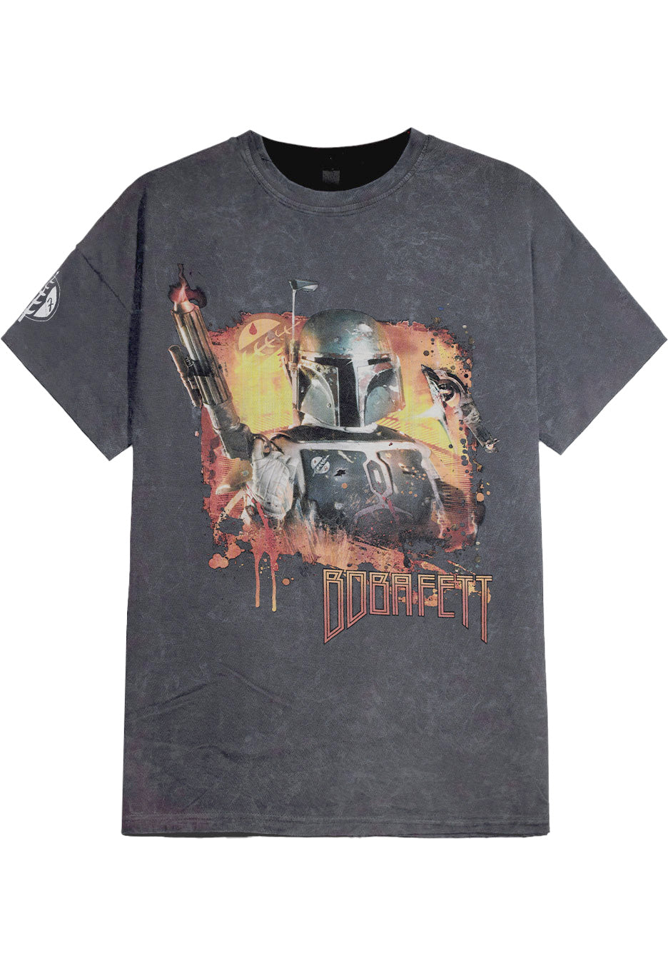 Boba Fett - Boba Acid Wash Grey - T-Shirt | Neutral-Image