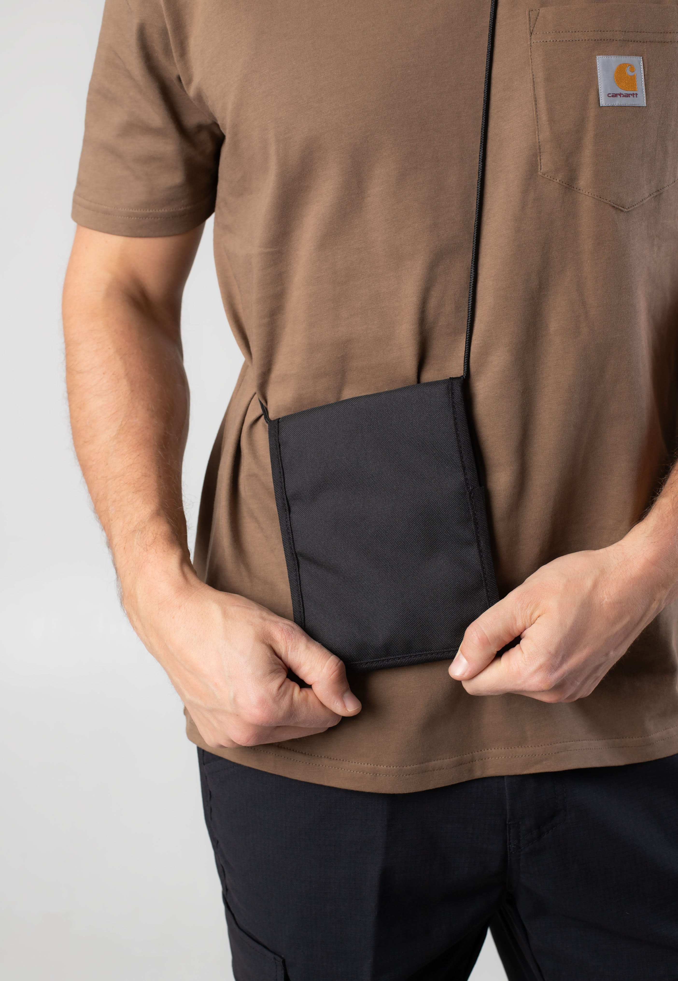 Brandit - Chest Pocket Black - Neck Pouch | Neutral-Image