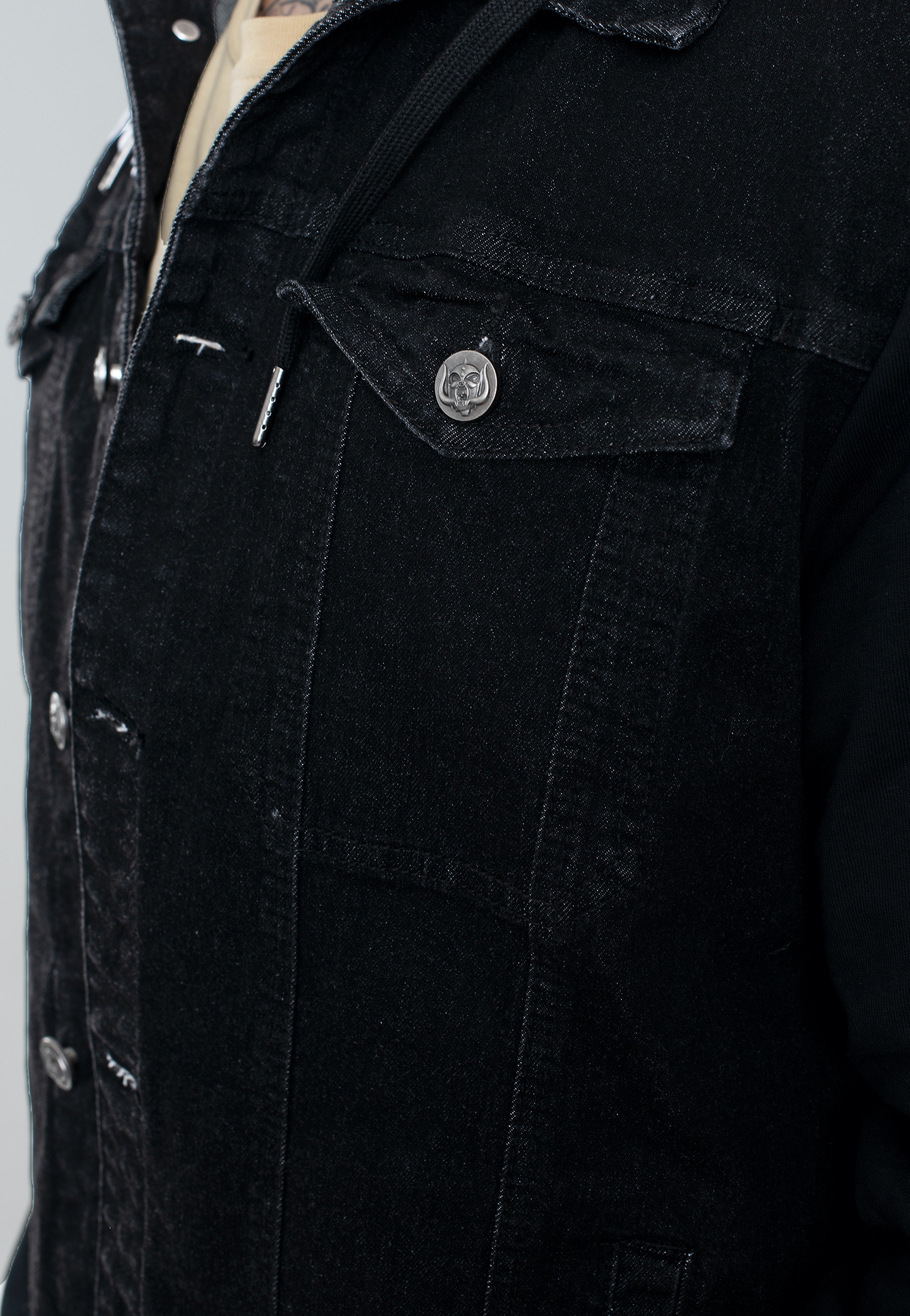 Brandit x Motörhead - Cradock Denim Black/Black - Jeans Jacket