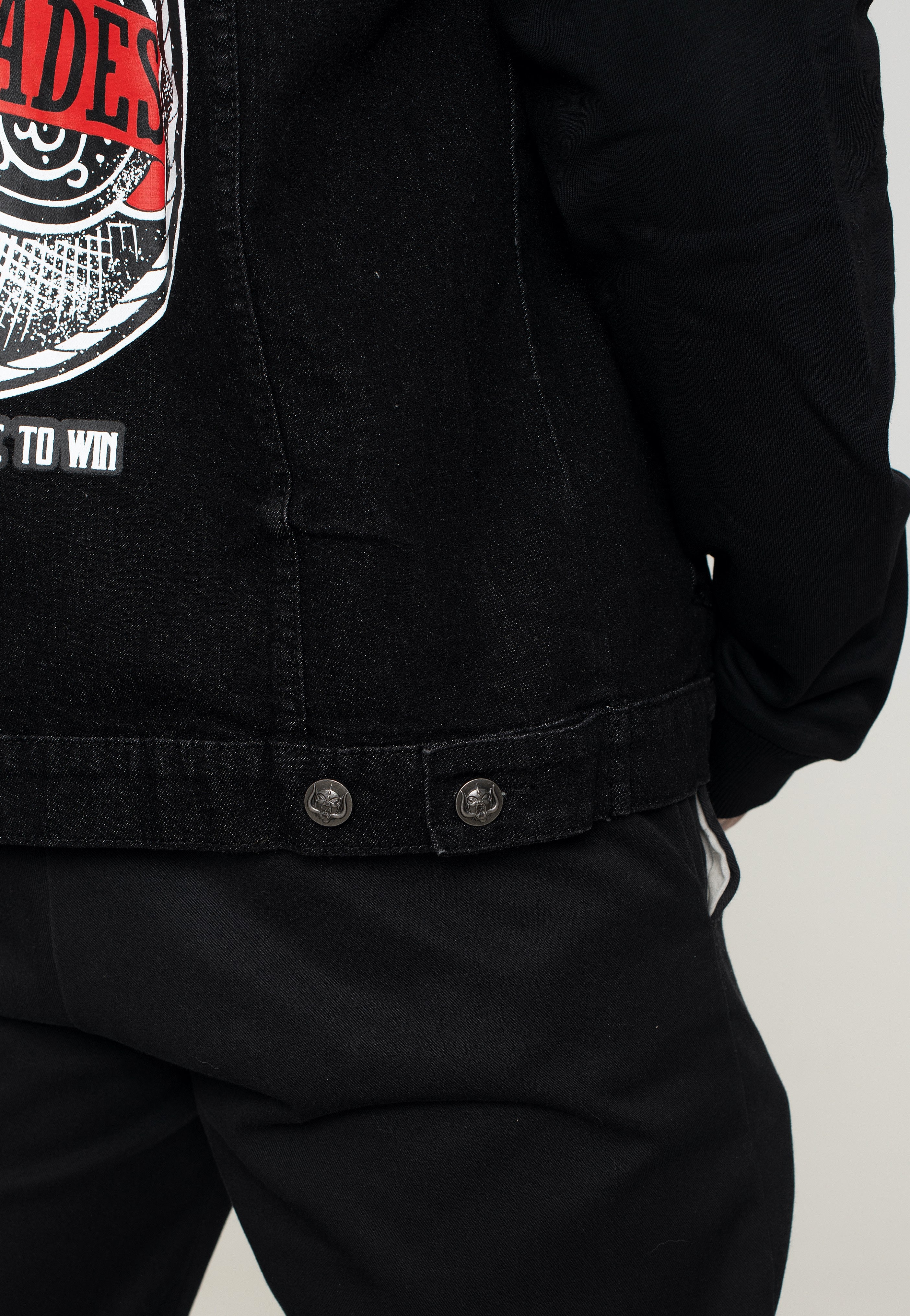 Brandit x Motörhead - Cradock Denim Black/Black - Jeans Jacket