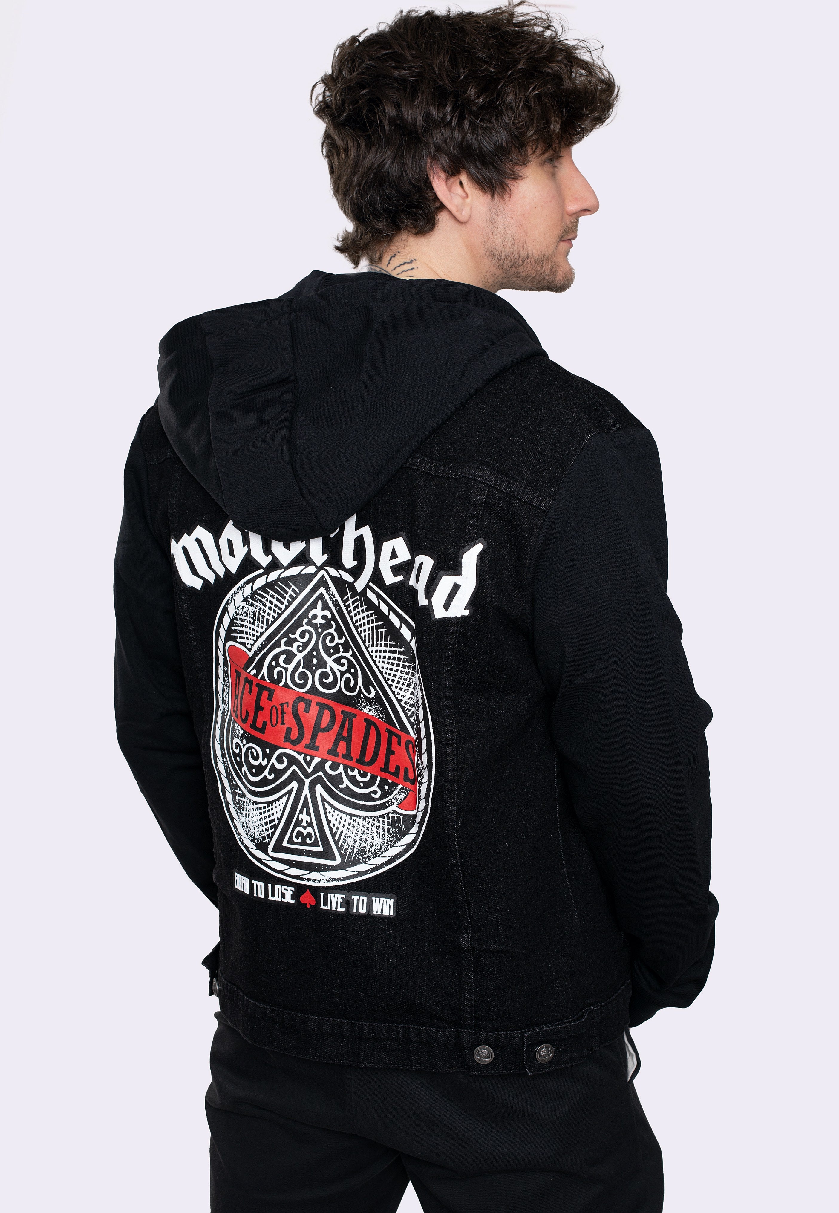 Brandit x Motörhead - Cradock Denim Black/Black - Jeans Jacket