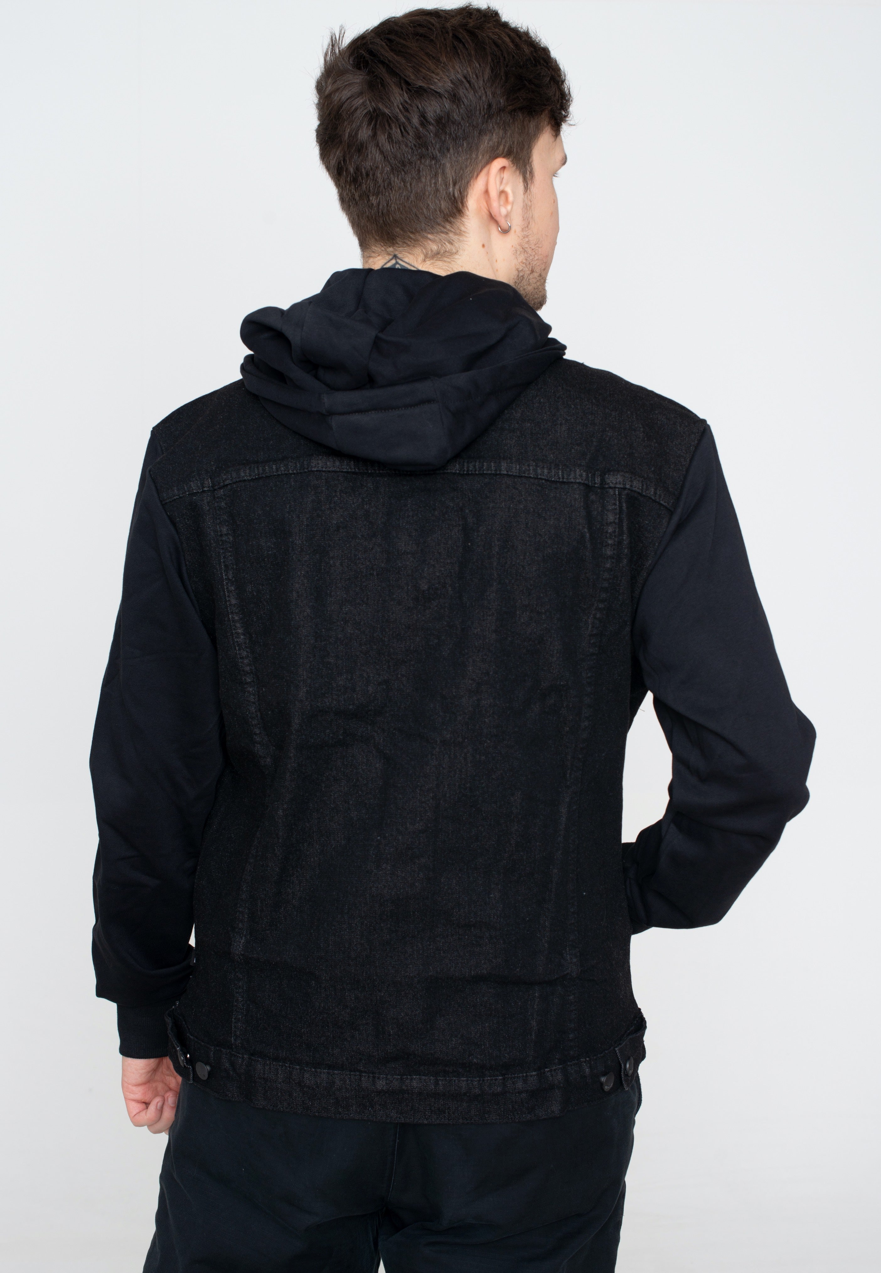Brandit - Cradock Denim Sweat Black - Jeans Jacket