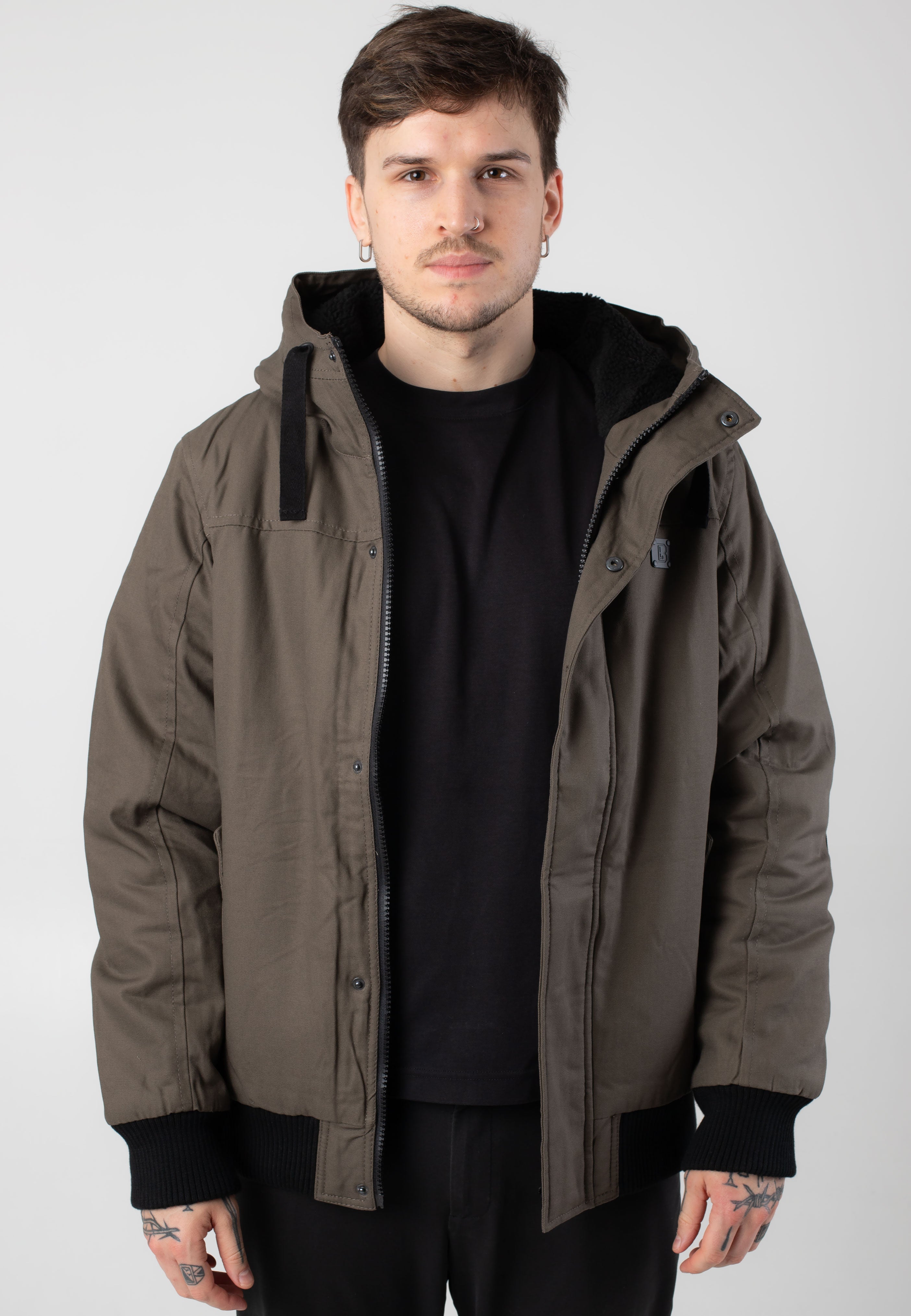 Brandit Essential Olive Jacket Nuclear Blast