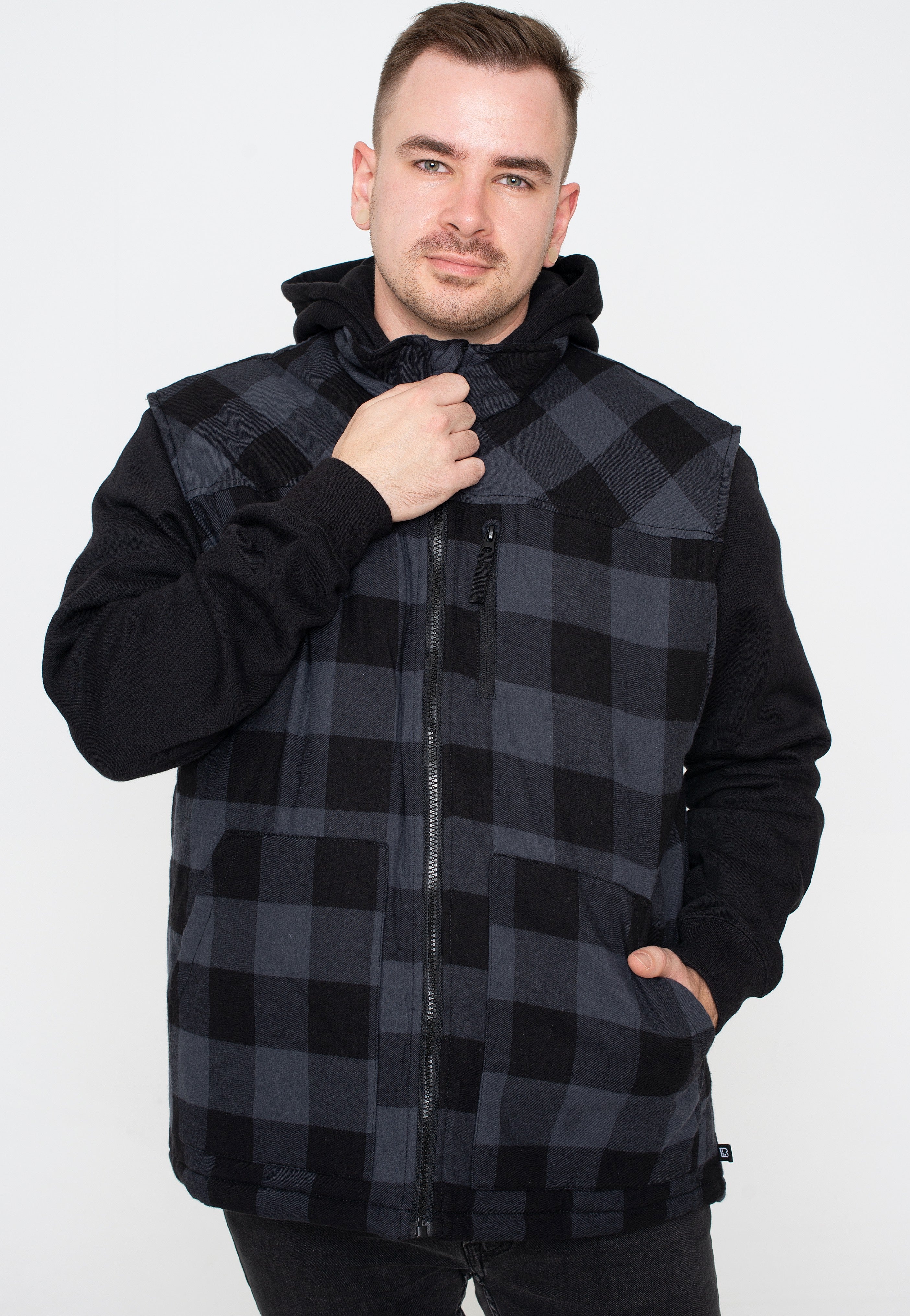 Brandit - Lumber Black/Grey - Vest | Men-Image