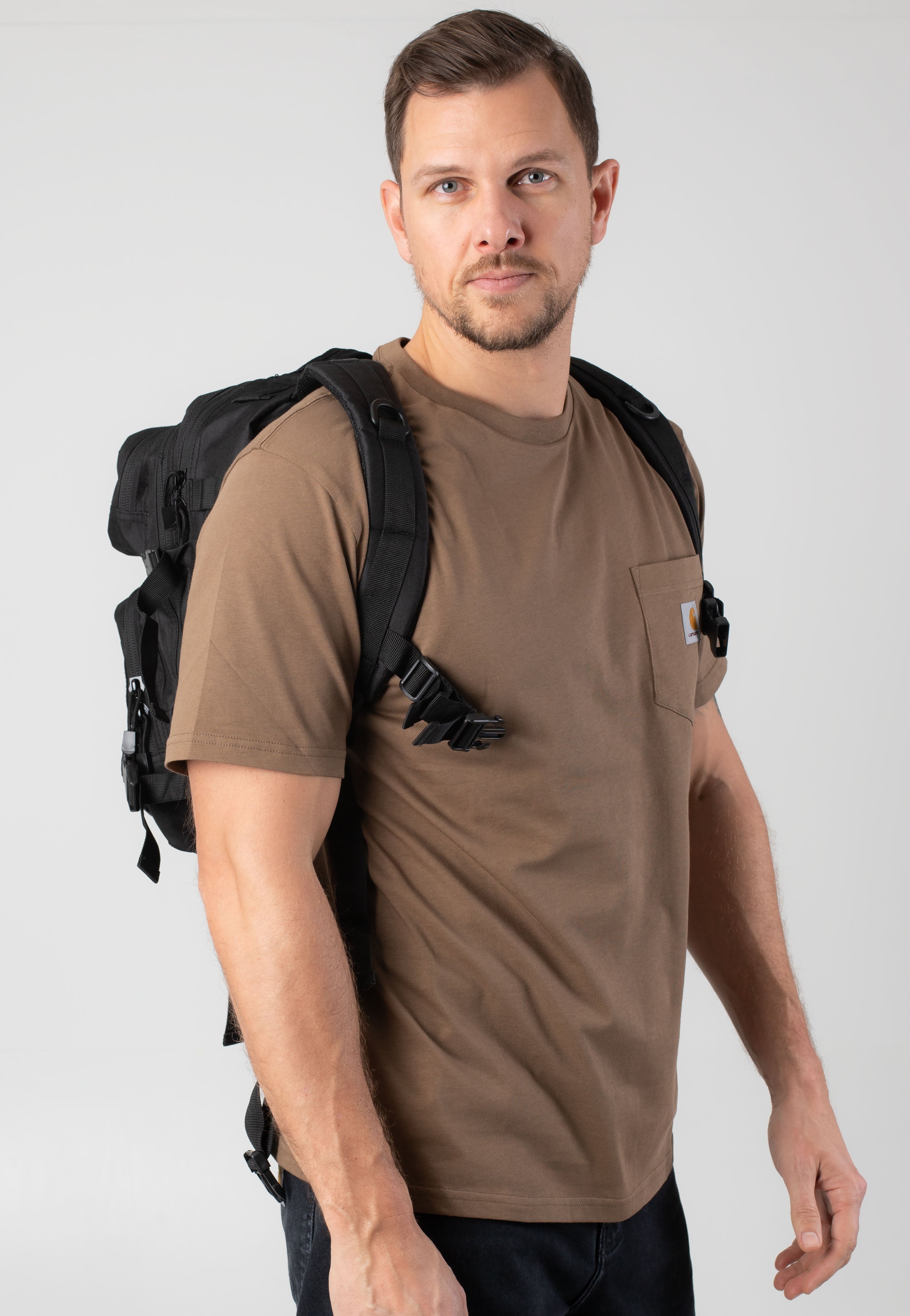 Brandit - Assault Pack Medium Black - Backpack | Neutral-Image