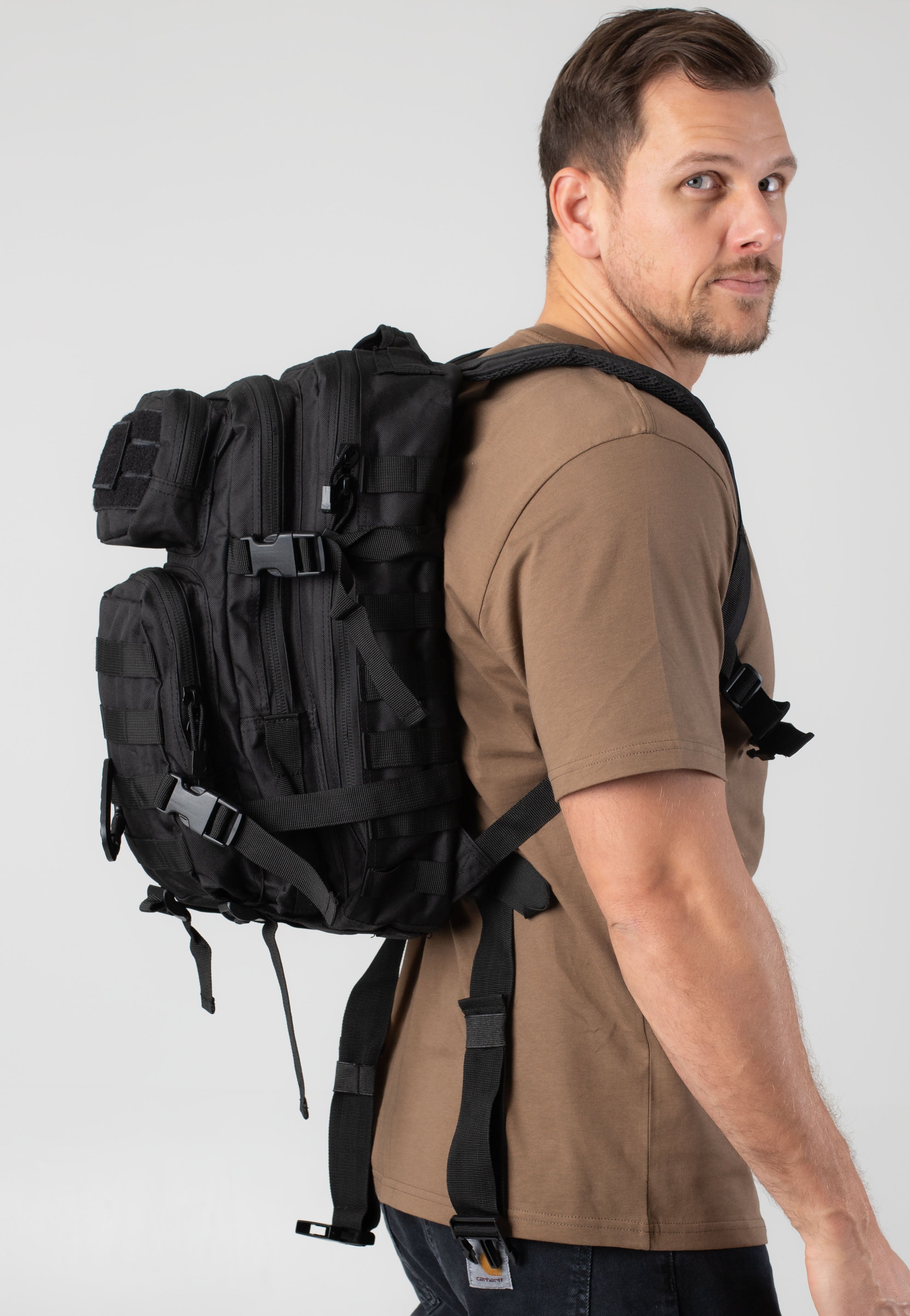 Brandit - Assault Pack Medium Black - Backpack | Neutral-Image