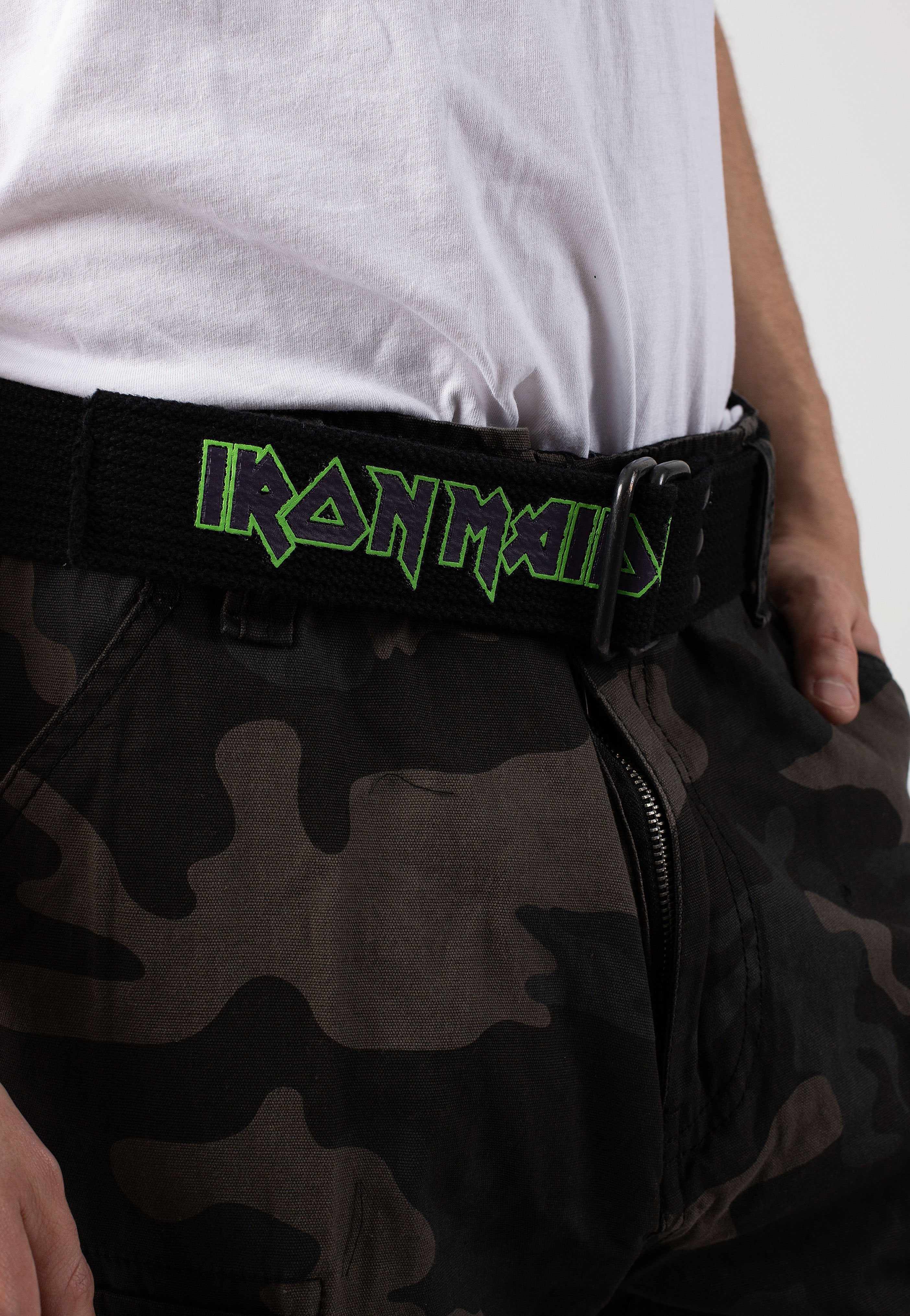 Brandit x Iron Maiden - Savage The Number Of The Beast Darkcamo - Shorts