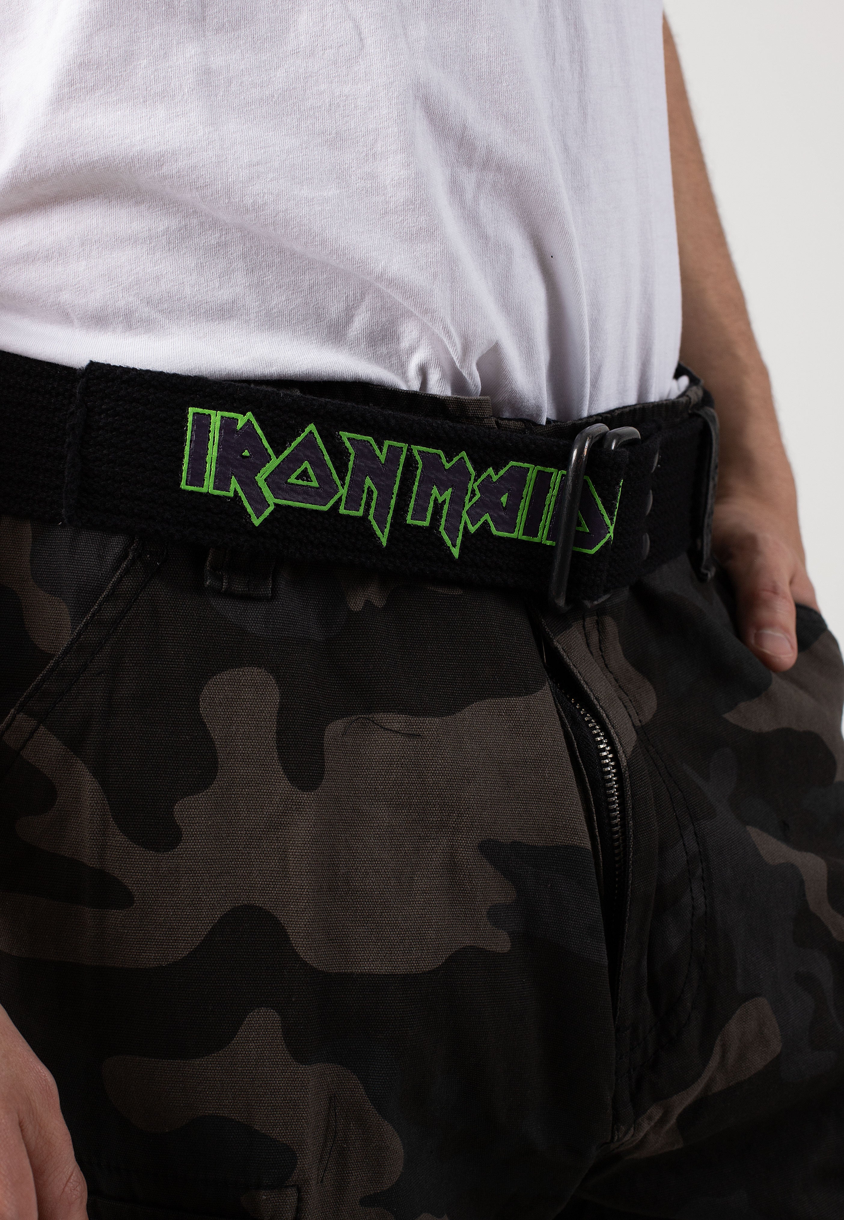 Brandit x Iron Maiden - Savage The Number Of The Beast Darkcamo - Shorts | Men-Image