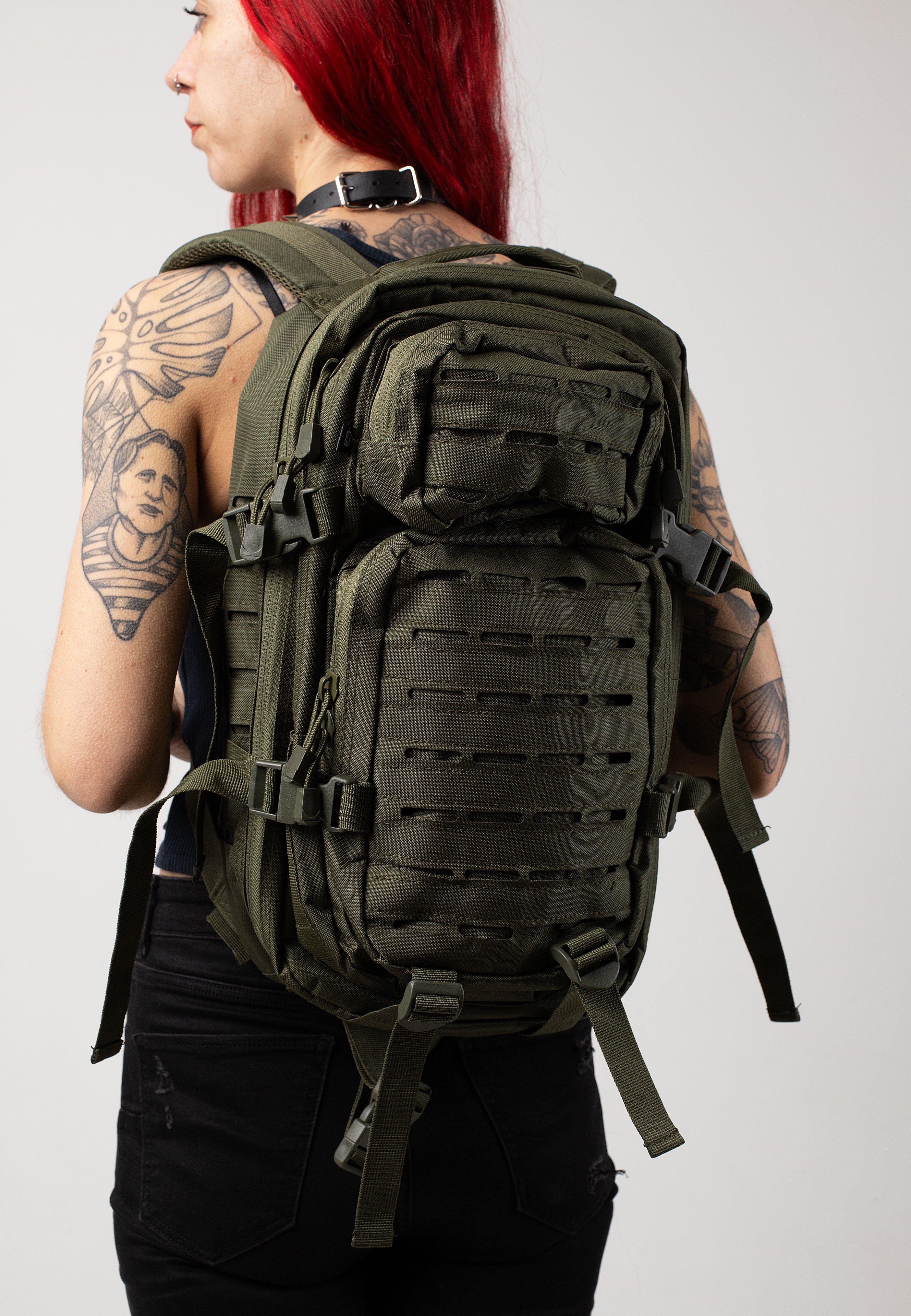 Brandit - Us Cooper Lasercut Medium Olive - Backpack | Neutral-Image