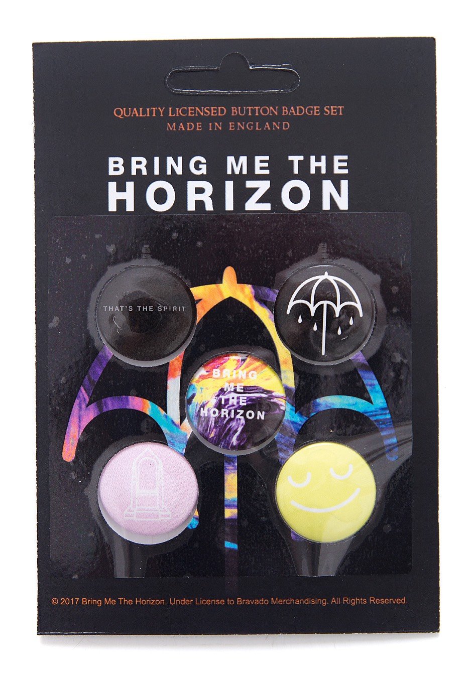 Bring Me The Horizon - Pack of 5 - Button Set