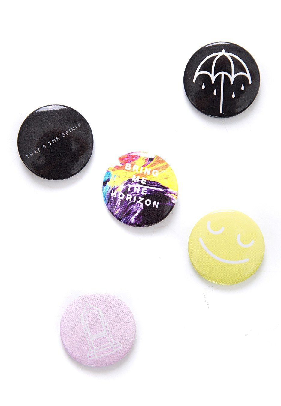 Bring Me The Horizon - Pack of 5 - Button Set