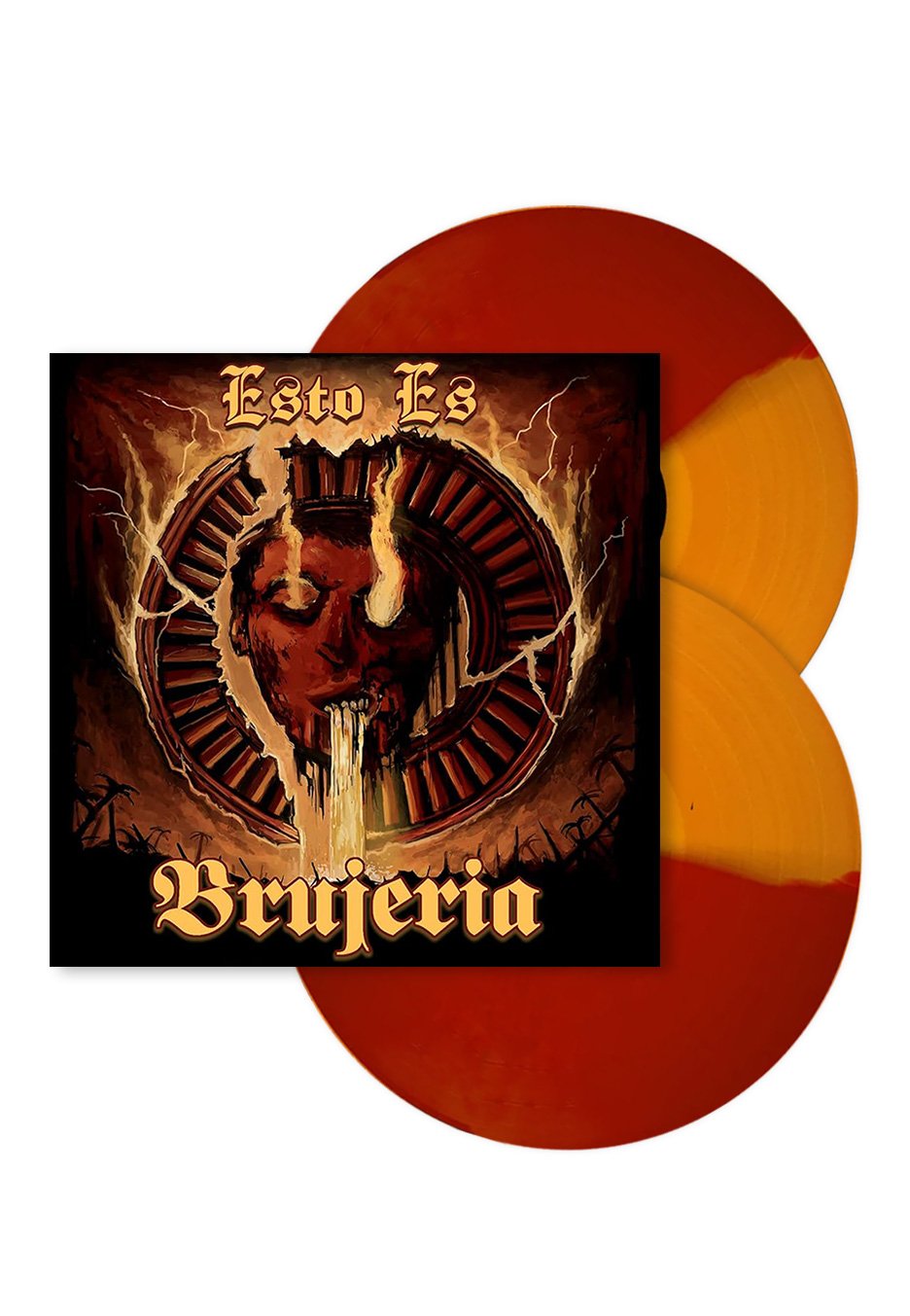 Brujeria - Esto Es Brujeria Ltd. Orange/Red Split - Colored 2 Vinyl