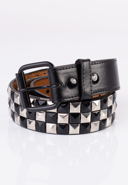 KMRii SILVER STUDDED BELT without buckle