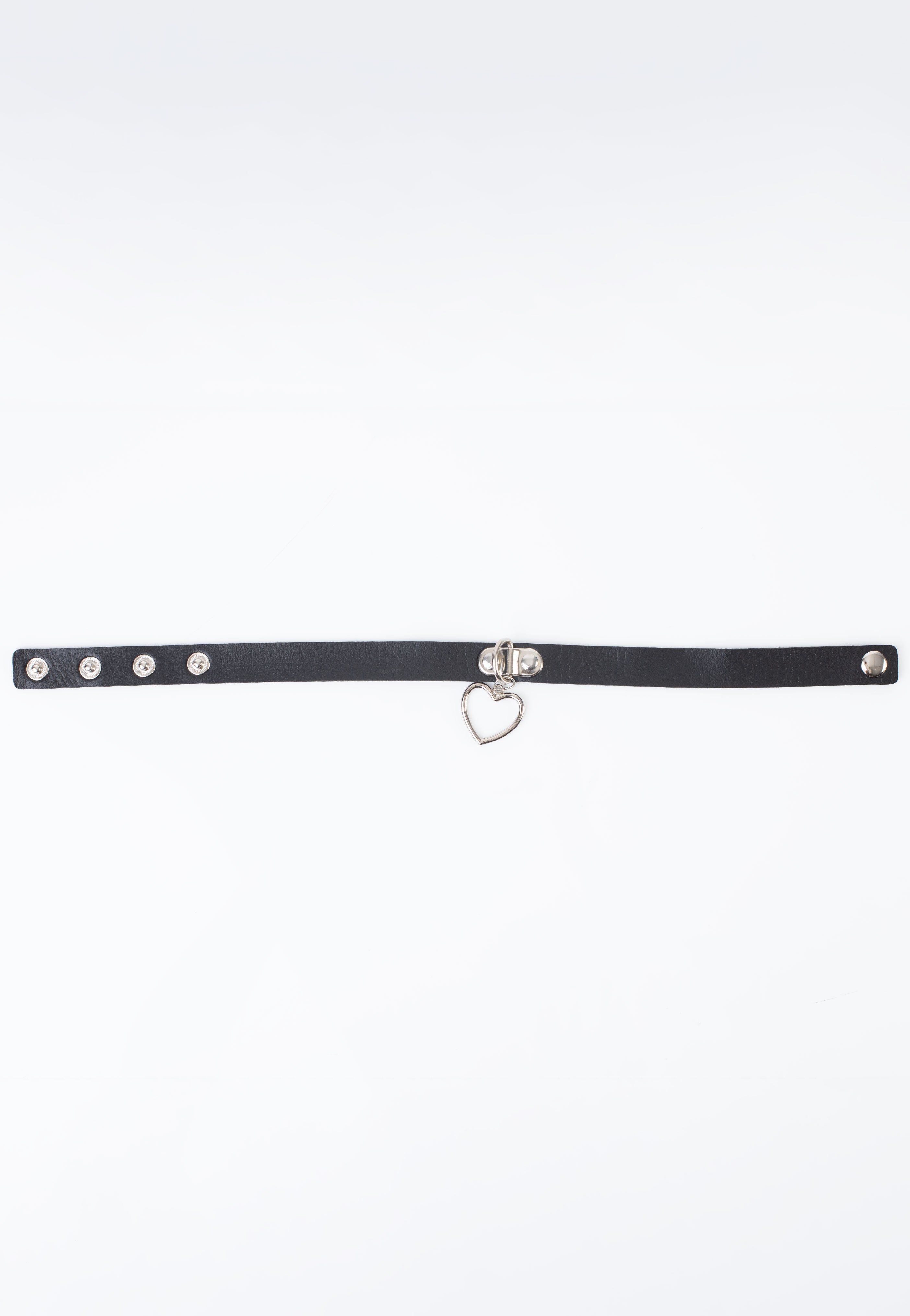 Bullet69 - Heart Pendant Neckband Black - Choker | Neutral-Image