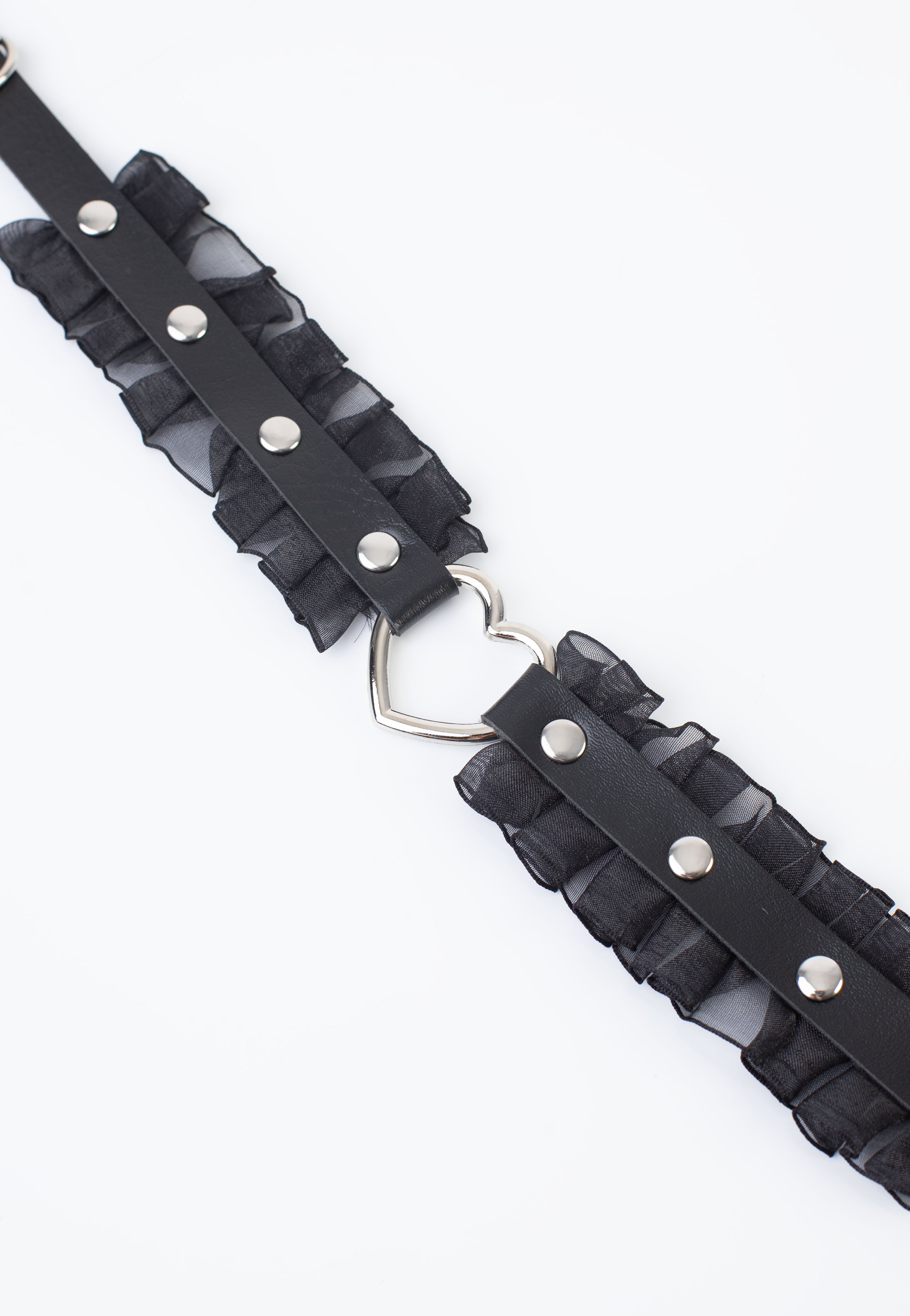 Bullet69 - Lace Heart Neckband Black - Choker | Neutral-Image