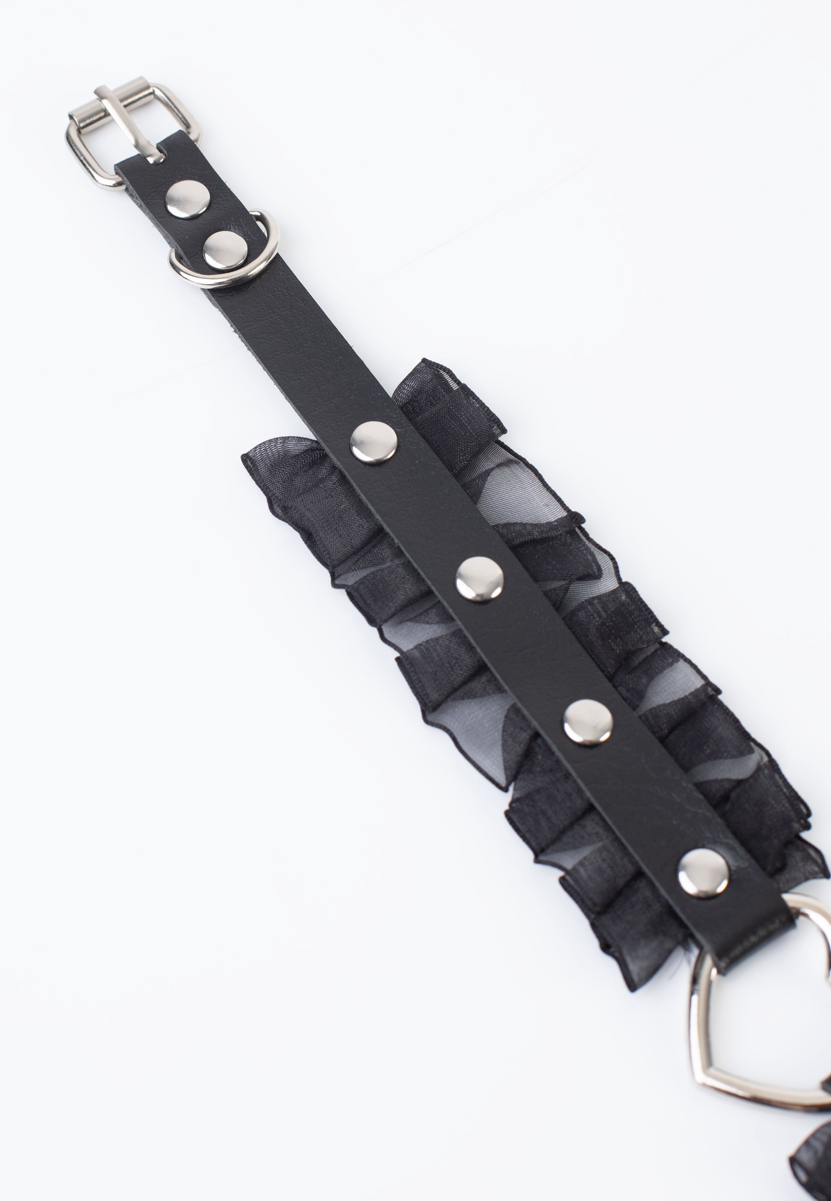 Bullet69 - Lace Heart Neckband Black - Choker | Neutral-Image