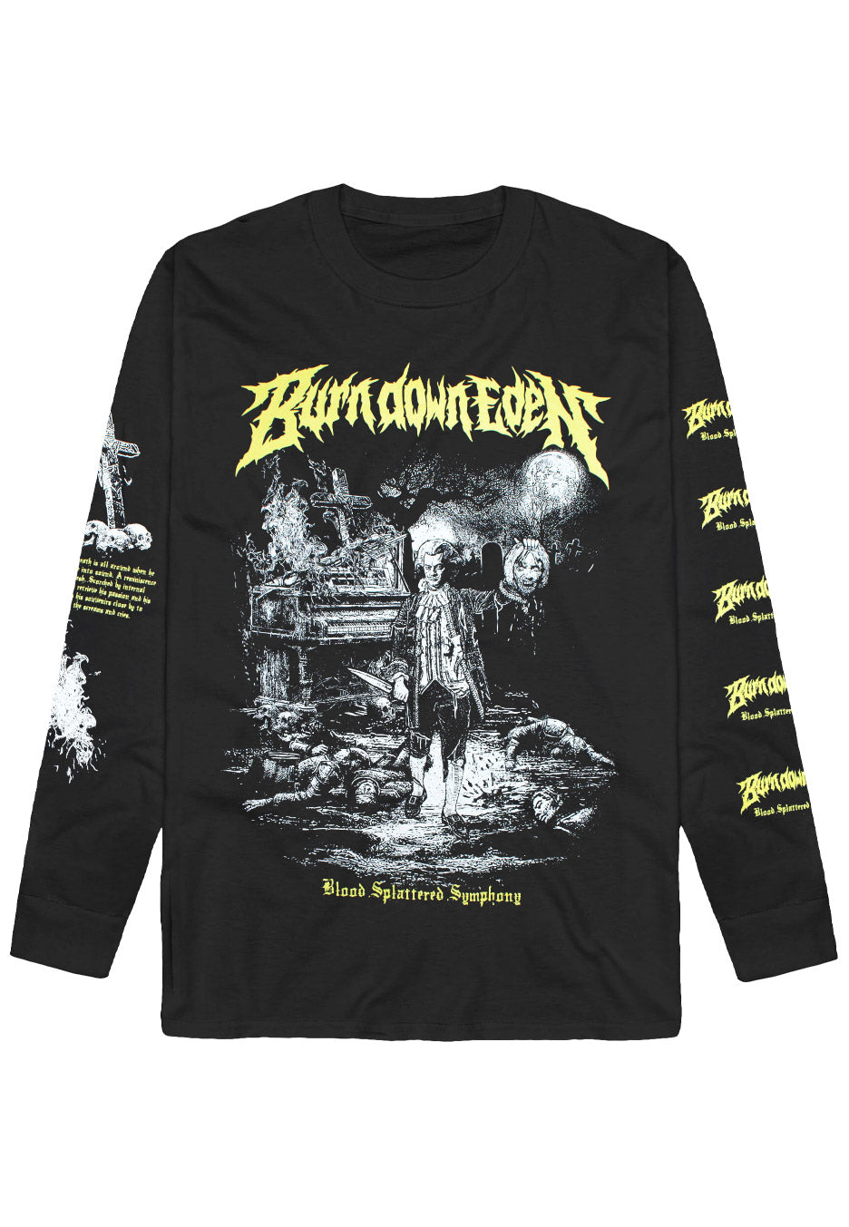 Burn Down Eden - Blood Splattered Symphony - Longsleeve | Neutral-Image