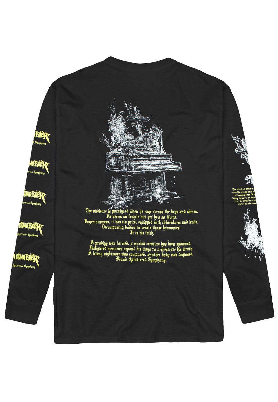 Burn Down Eden - Blood Splattered Symphony - Longsleeve | Neutral-Image