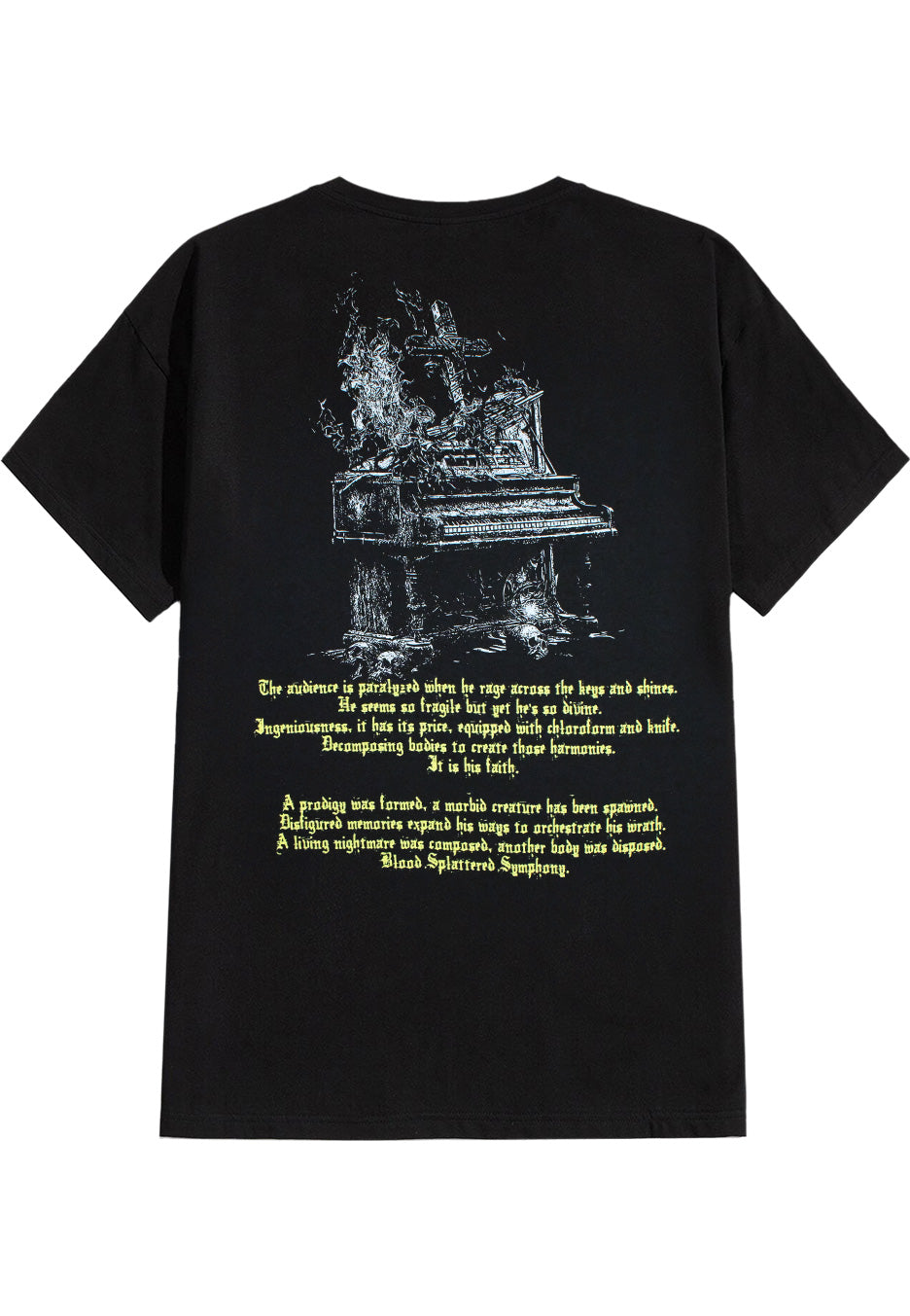 Burn Down Eden - Blood Splattered Symphony - T-Shirt | Neutral-Image