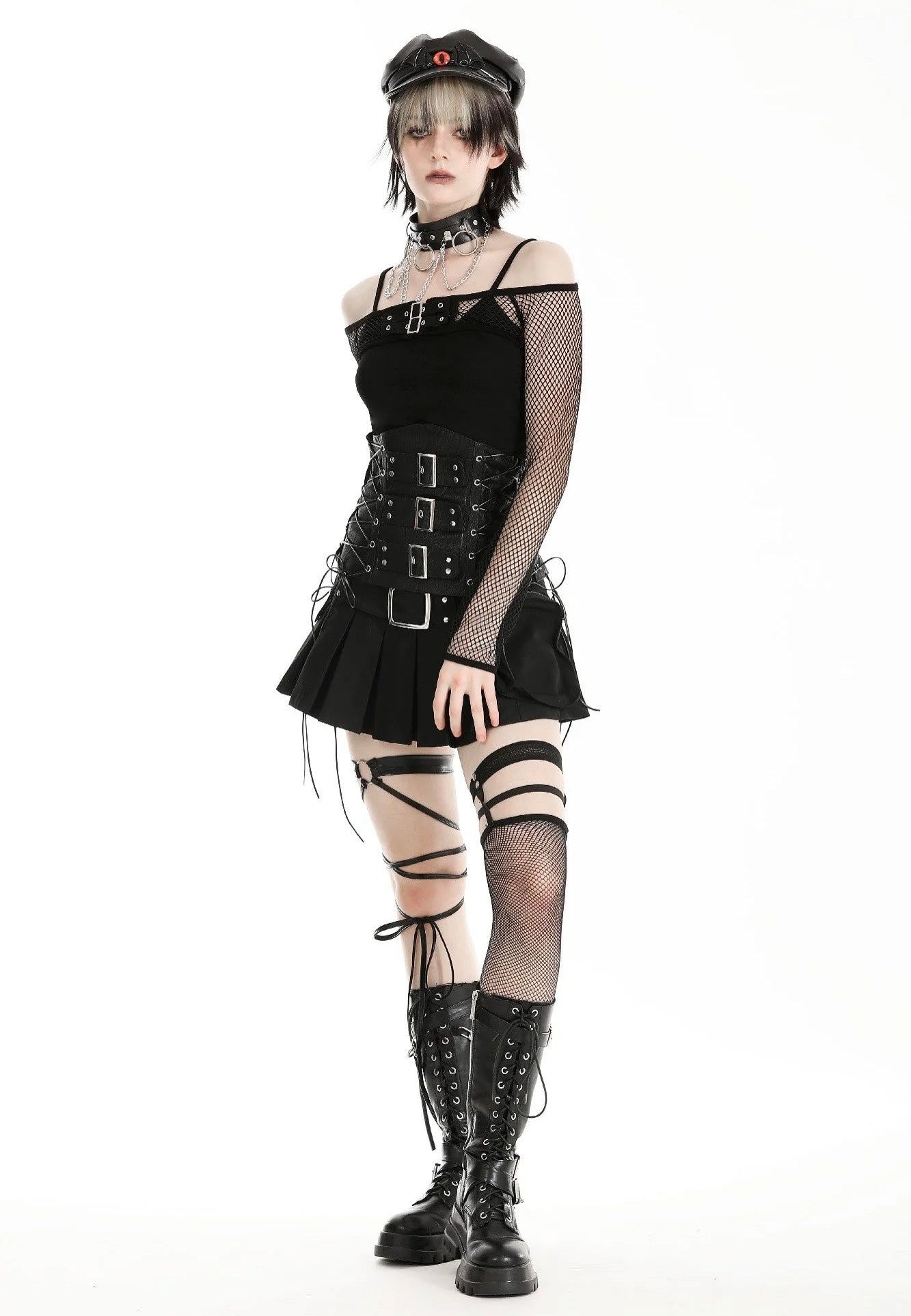 Dark In Love - Black Hot Punk Mesh Black - Top | Nuclear Blast