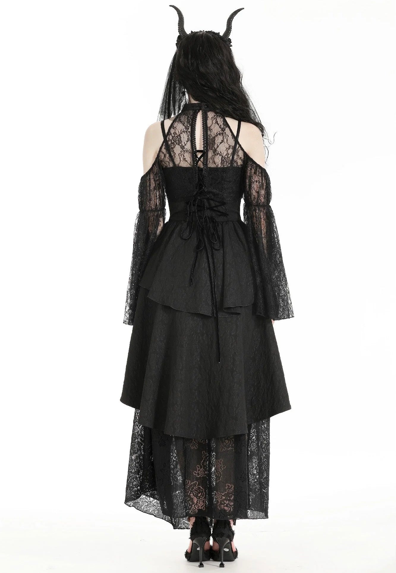 Dark In Love - Gothic Sexy Shoulder Bubbles Black - Top | Nuclear Blast Dark In Love - Gothic Sexy Shoulder Bubbles Black - Top | Nuclear Blast